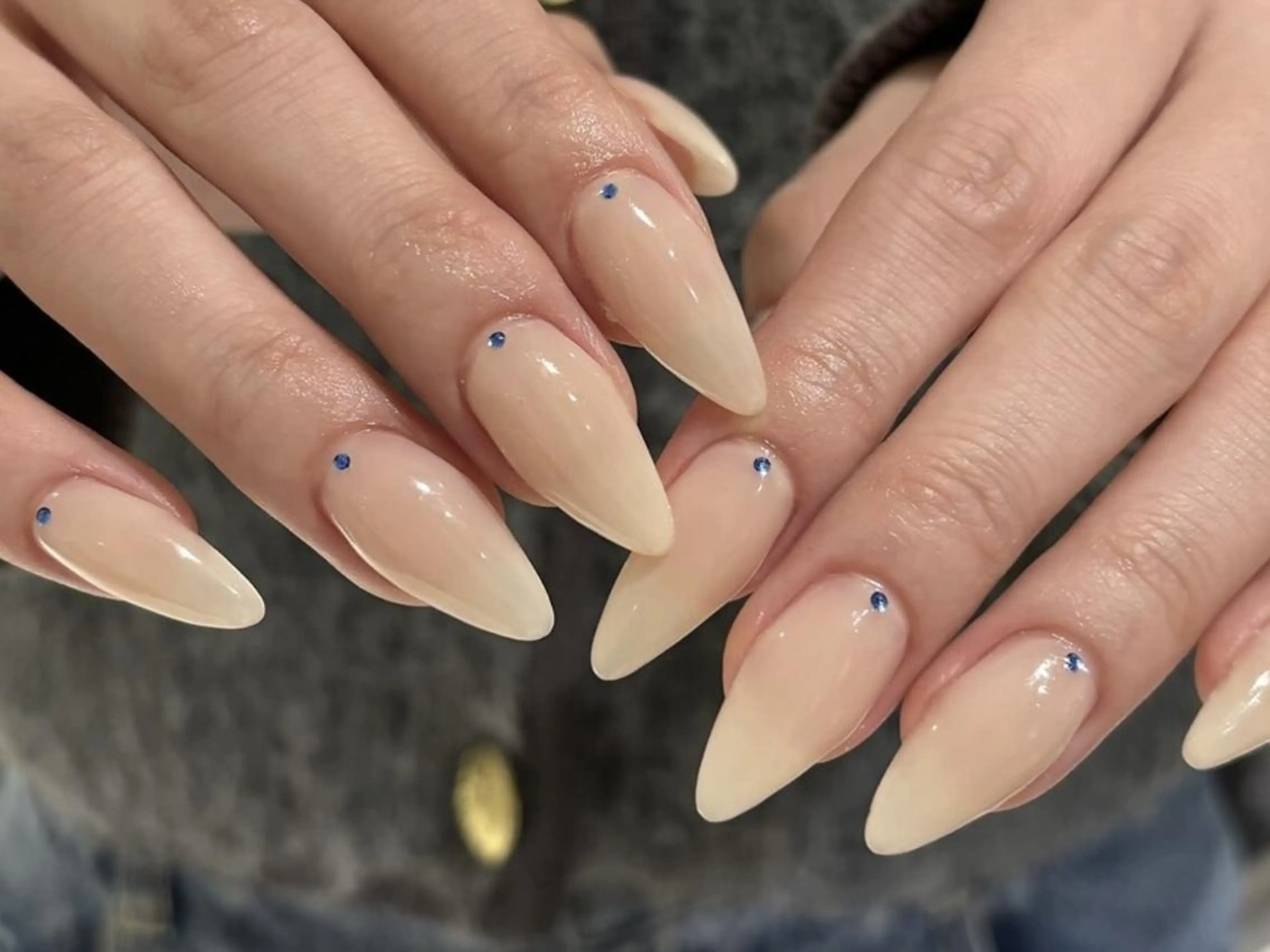 ネイル ki🍒🍒 ki ツルツルネイルのネイルデザイン