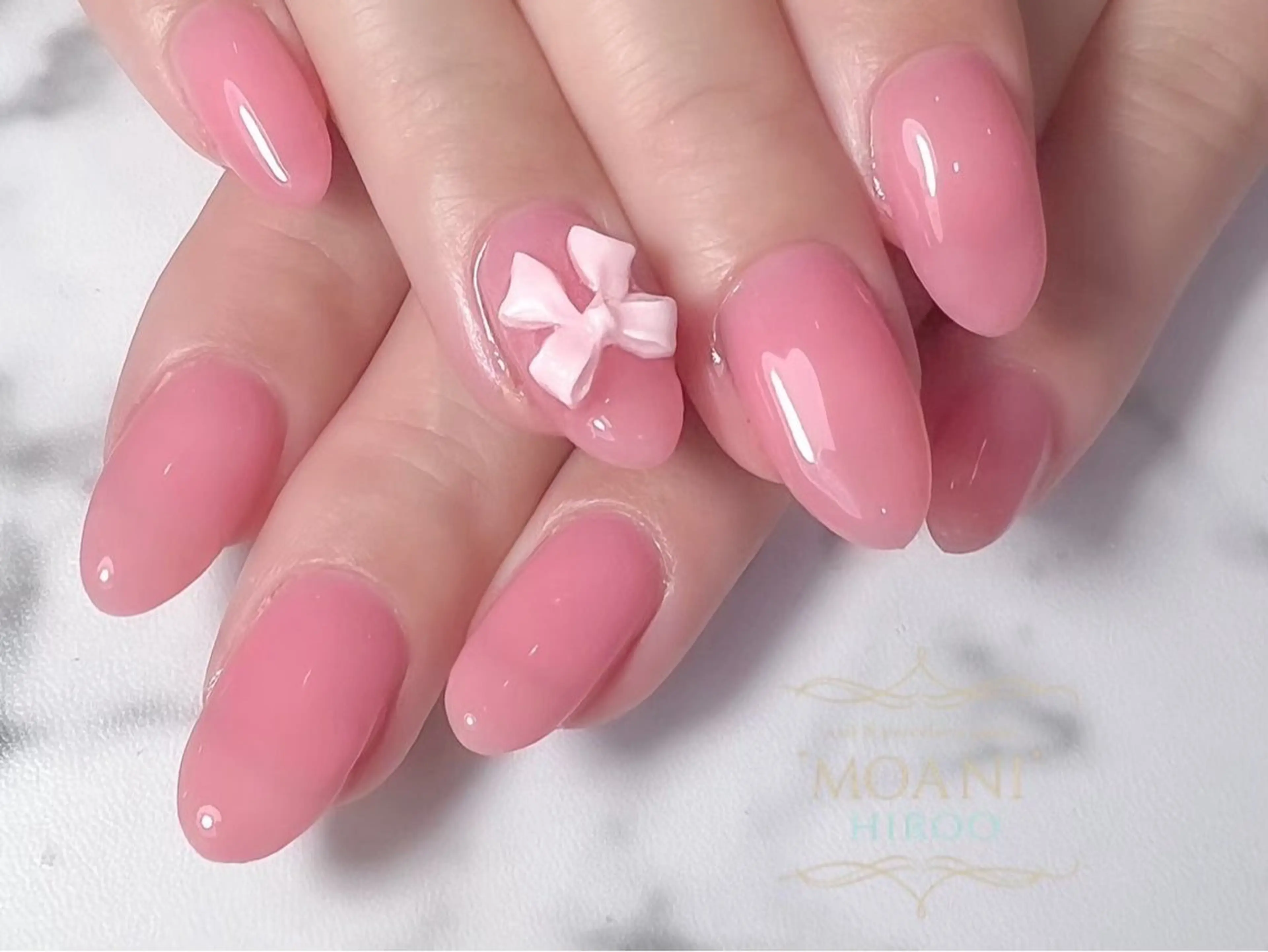 ネイル リボン 🌷HARUNA🌷 恵比寿店のネイルデザイン