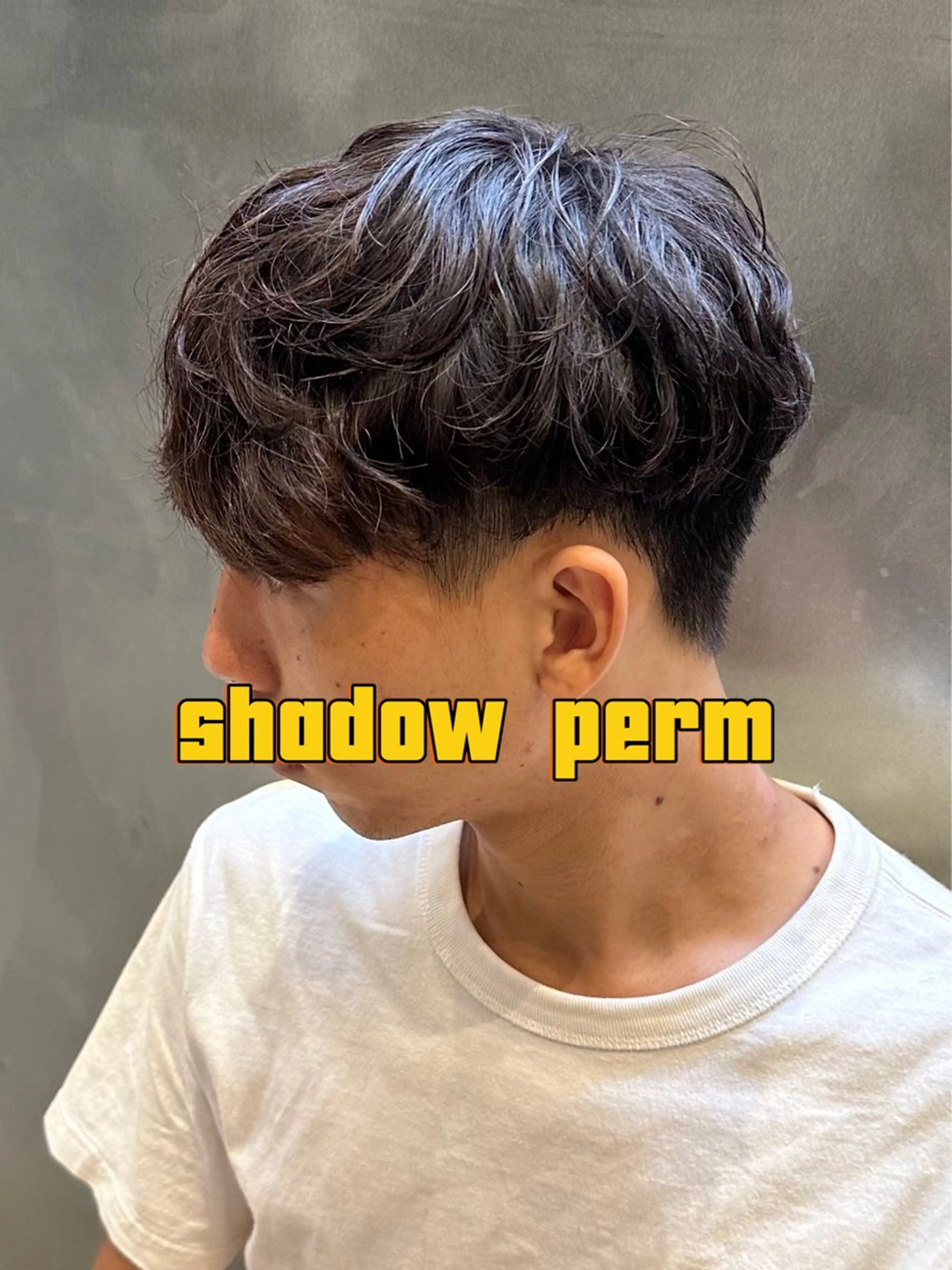 ショート パーマ メンズ Noisyle 北堀江店所属・韓国スタイル SHUNのヘアスタイル