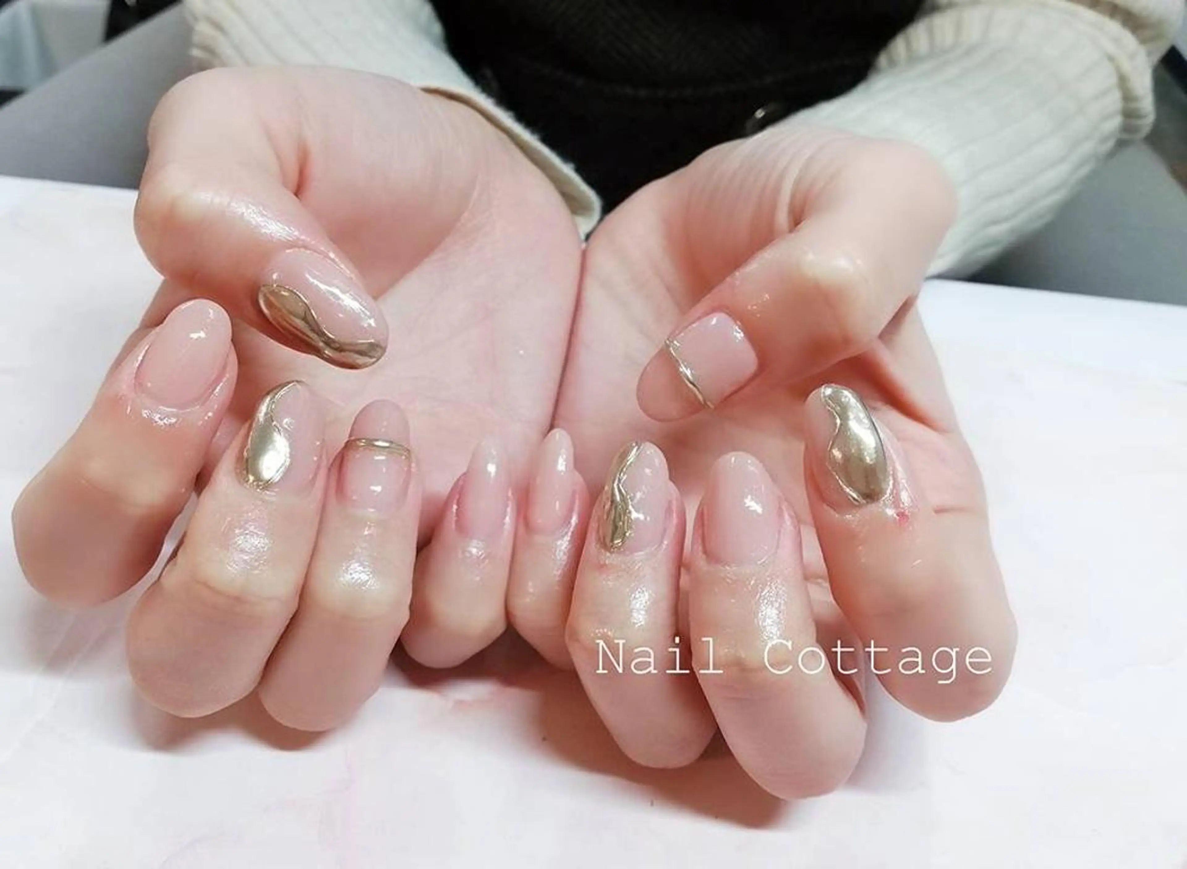 ネイル スカルプネイル ハンドネイル Nail cottageのネイルデザイン