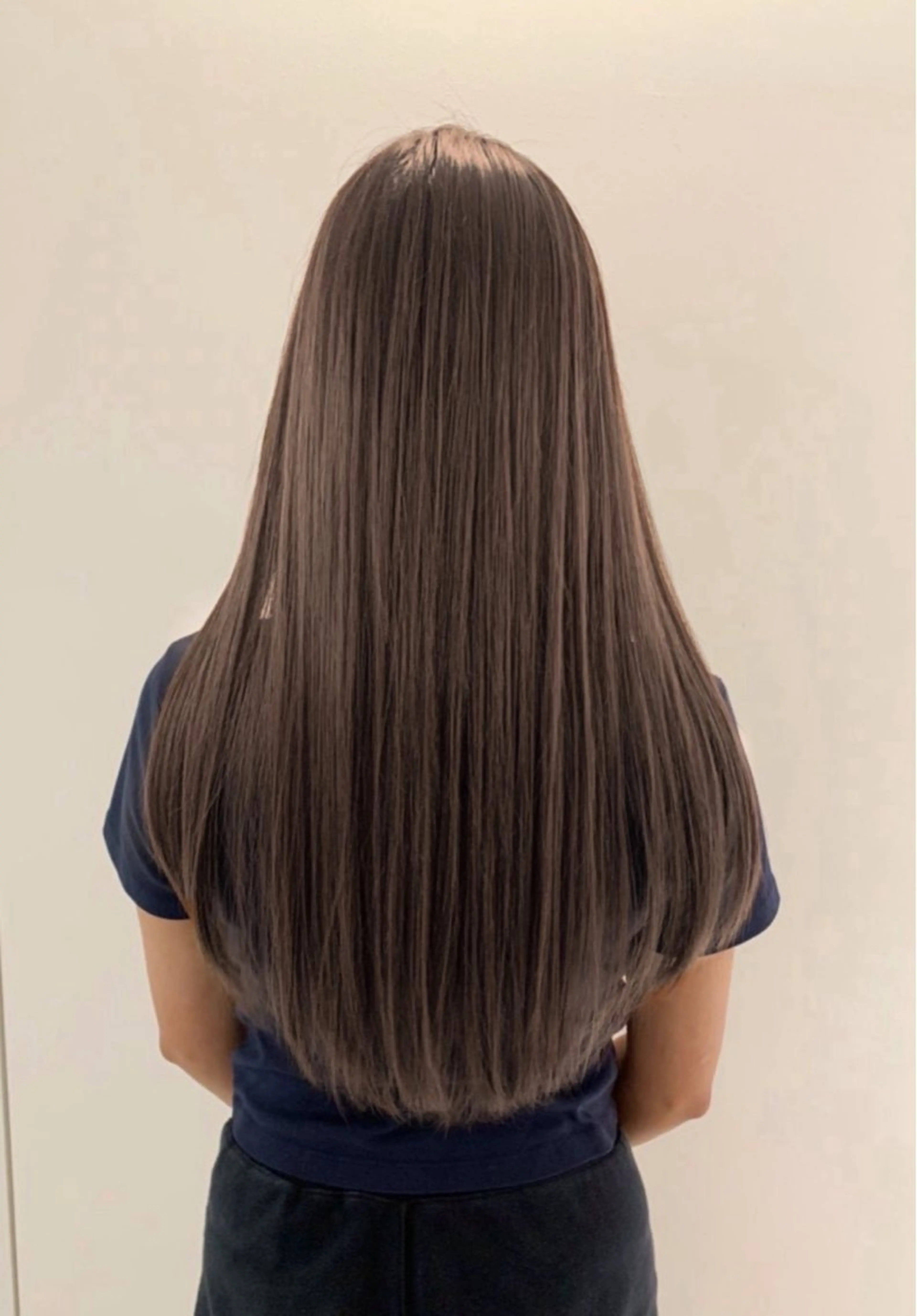 ロング カラー カット ヘアカラー トリートメント 大場 優弥のヘアスタイル