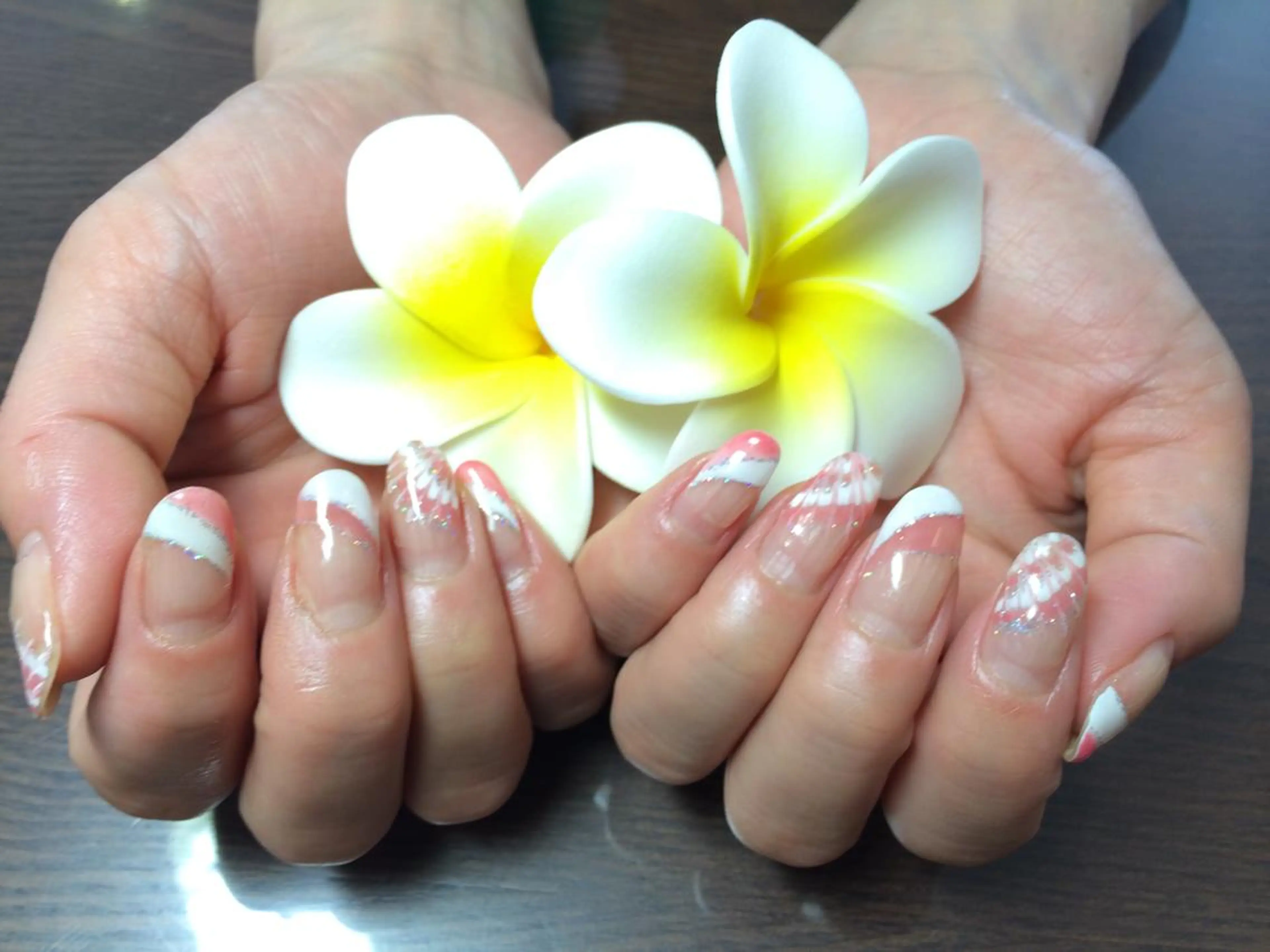 ネイル アートネイル フレンチネイル ピーコックネイル ハンドネイル Eye nailのネイルデザイン