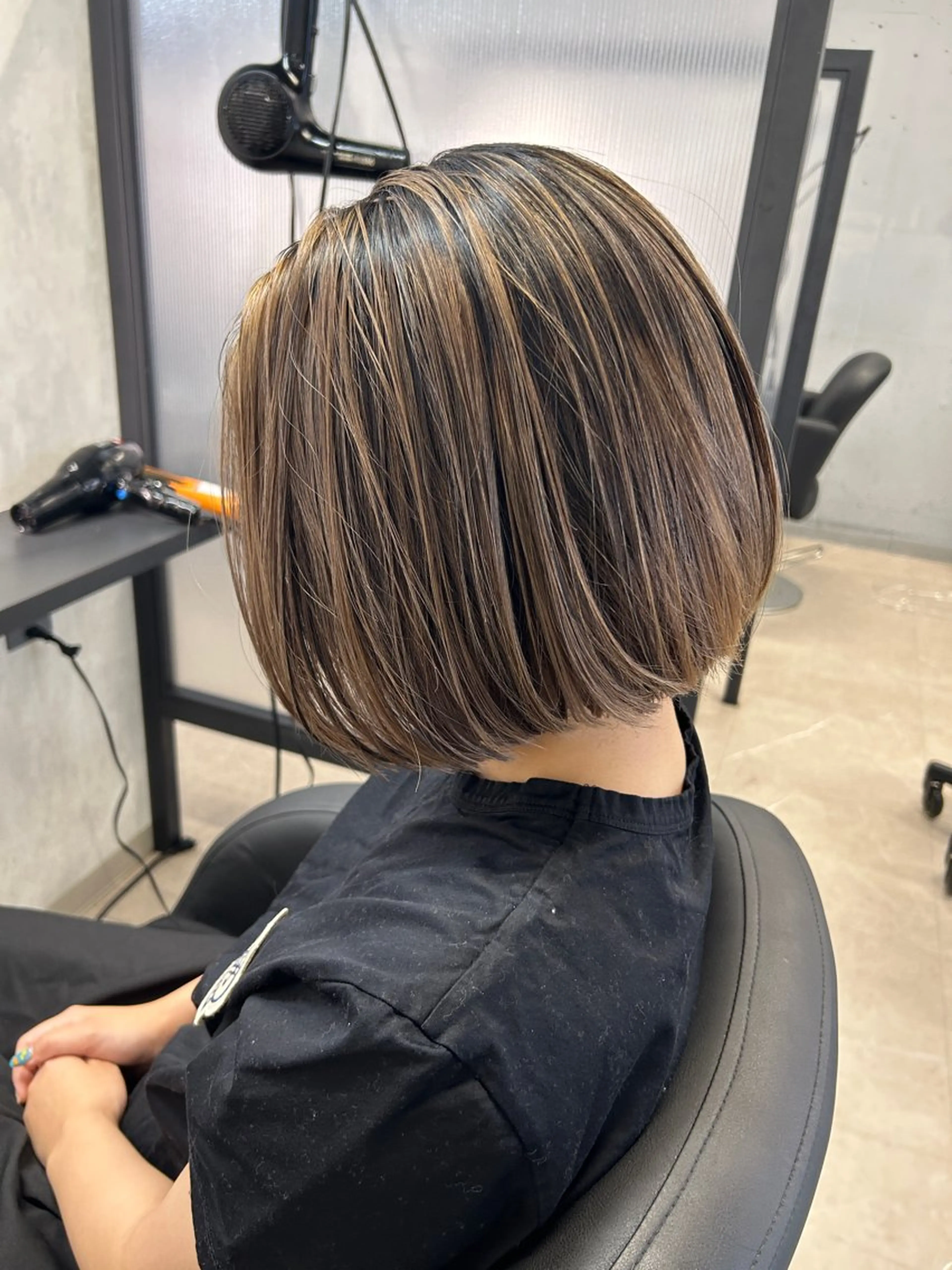 ショート カラー 新宿/美髪矯正 髪質改善/韓国風山本のヘアスタイル