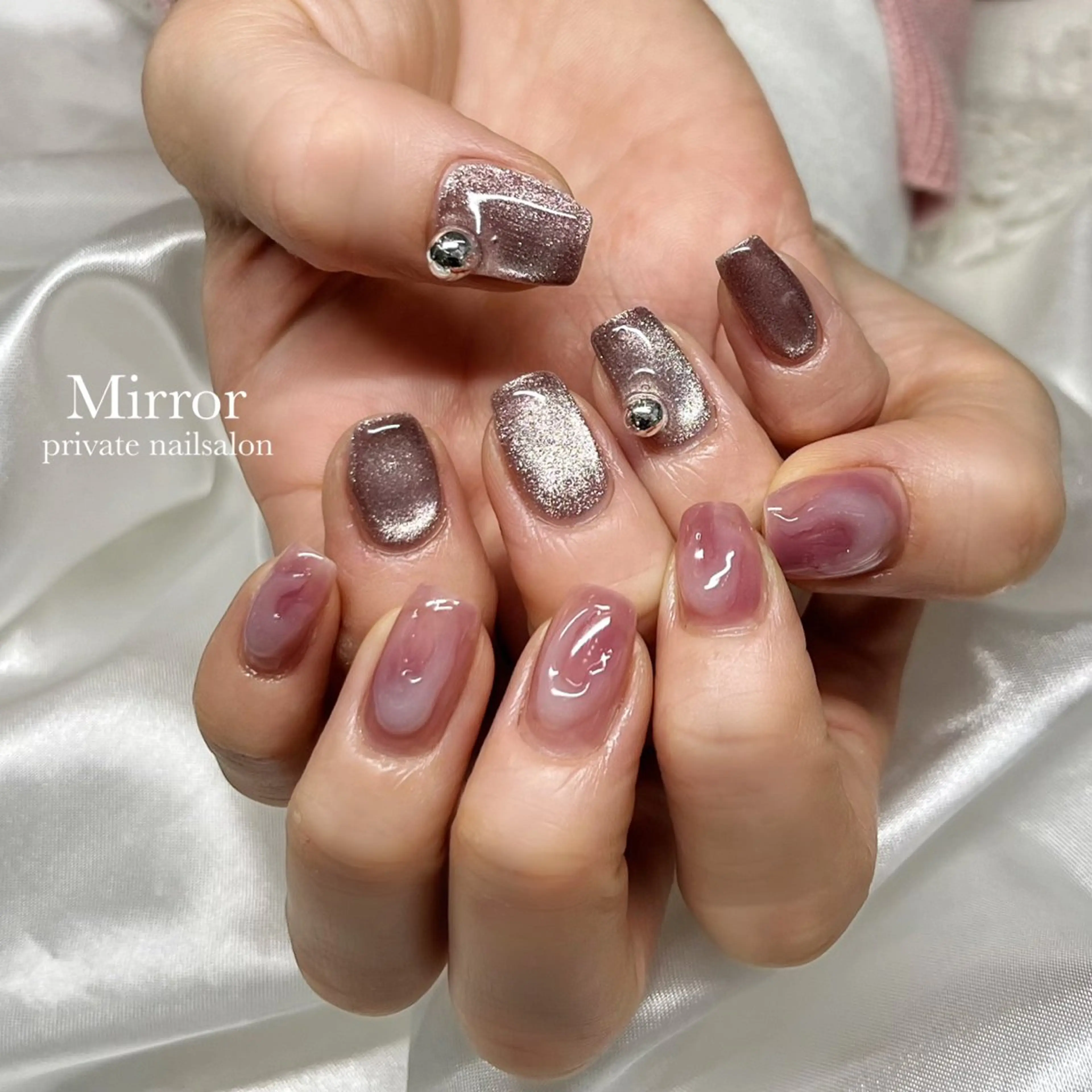 ネイル ハンドネイル nailsalon Mirrorのネイルデザイン