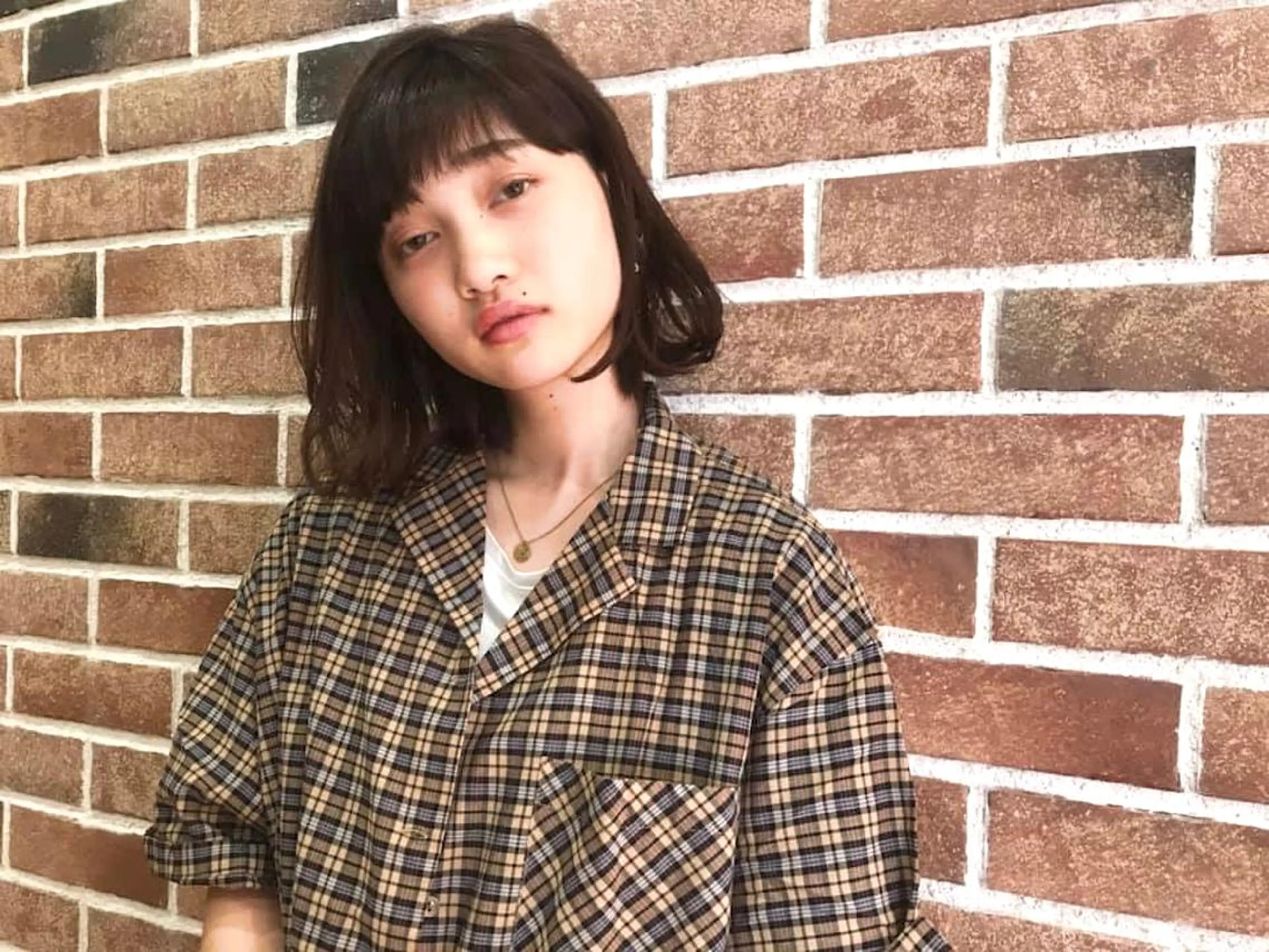 ミディアム パーマ カット ヘアカラー トリートメント ayaka #パーマ#アレンジのヘアスタイル