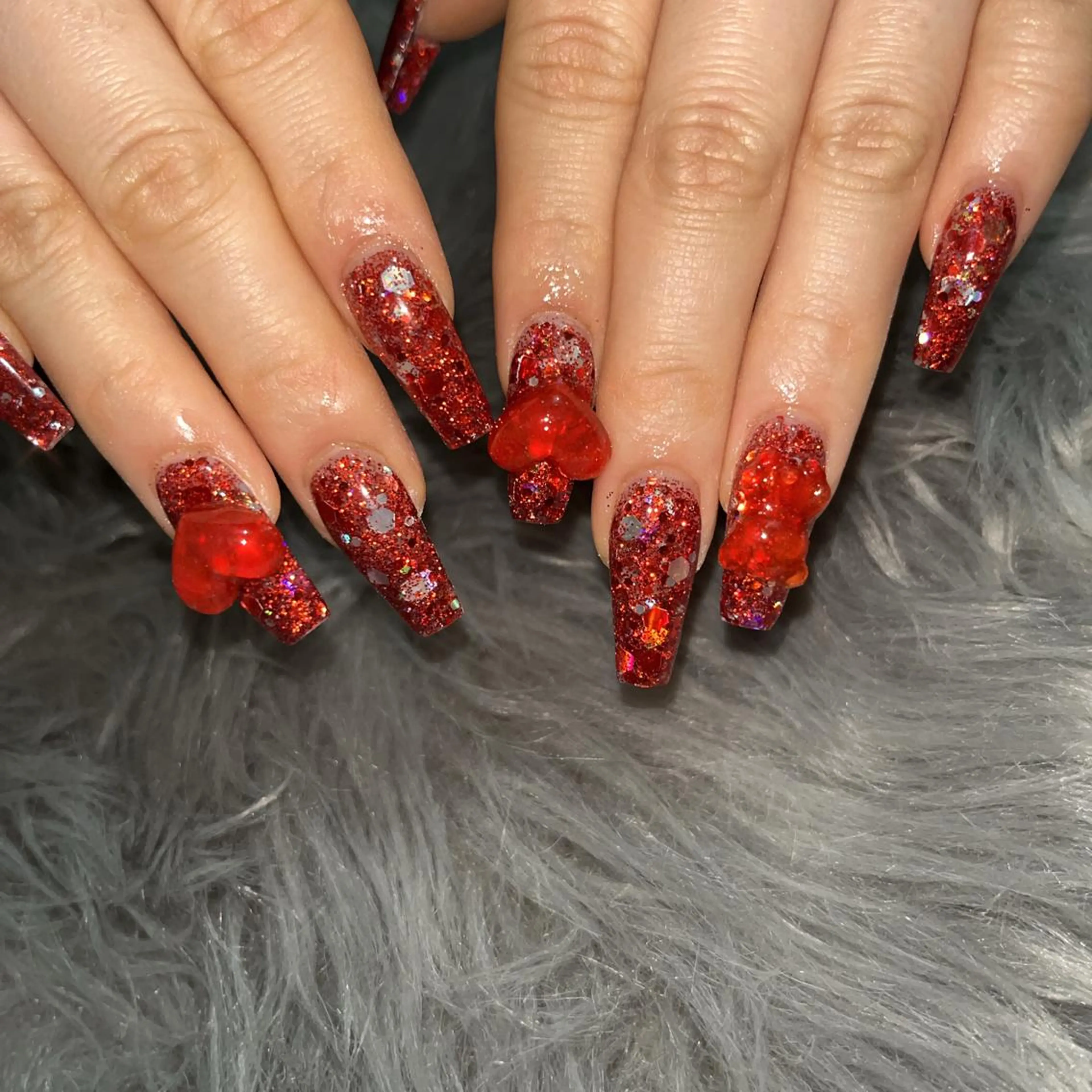 セミロング ネイル ハンドネイル yukina nailのネイルデザイン