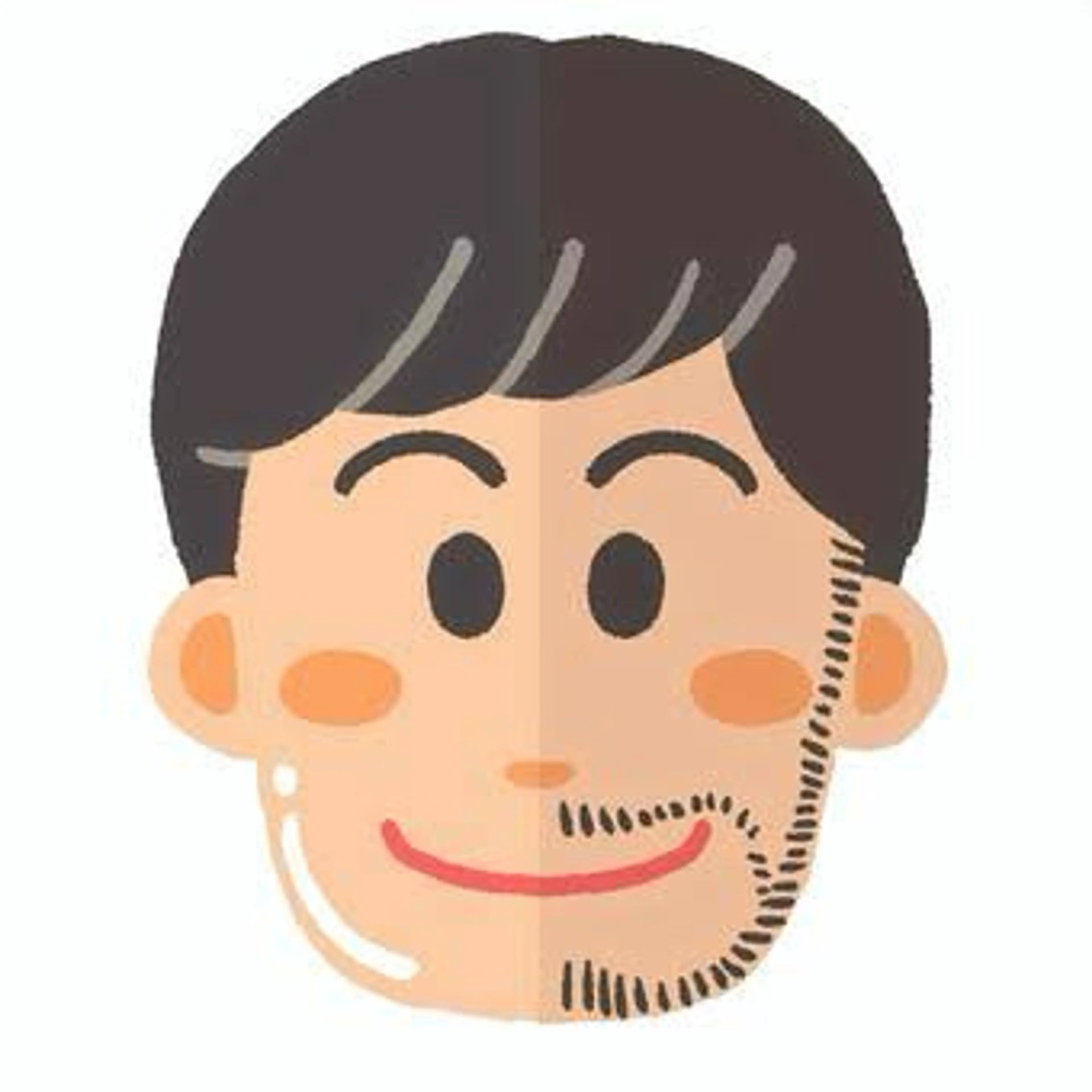 ✴️ミニモ限定！男性ヒゲの写真