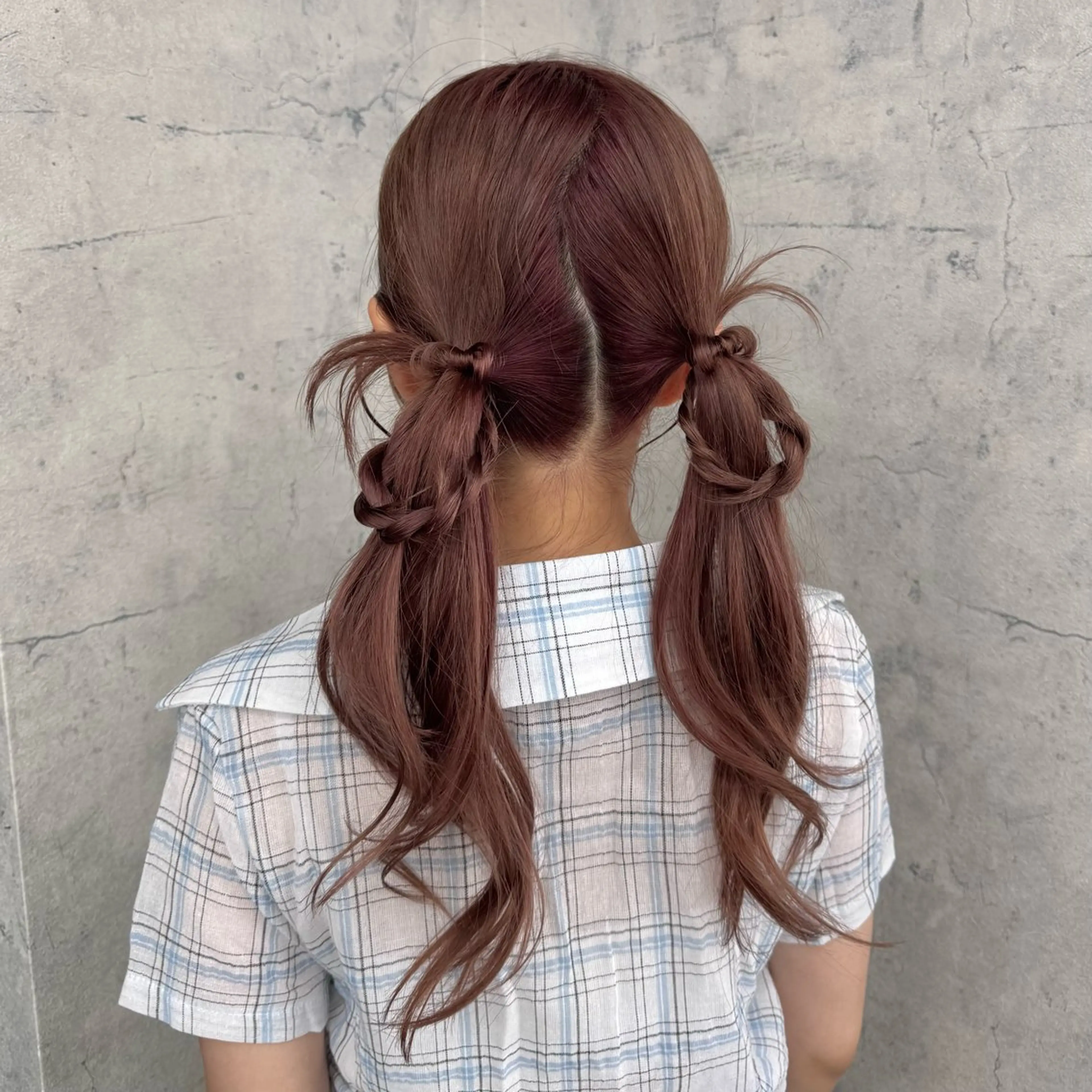 セミロング ヘアアレンジ ヘアセット JUNSHIN🦋 ヘアセット／カラーのヘアスタイル