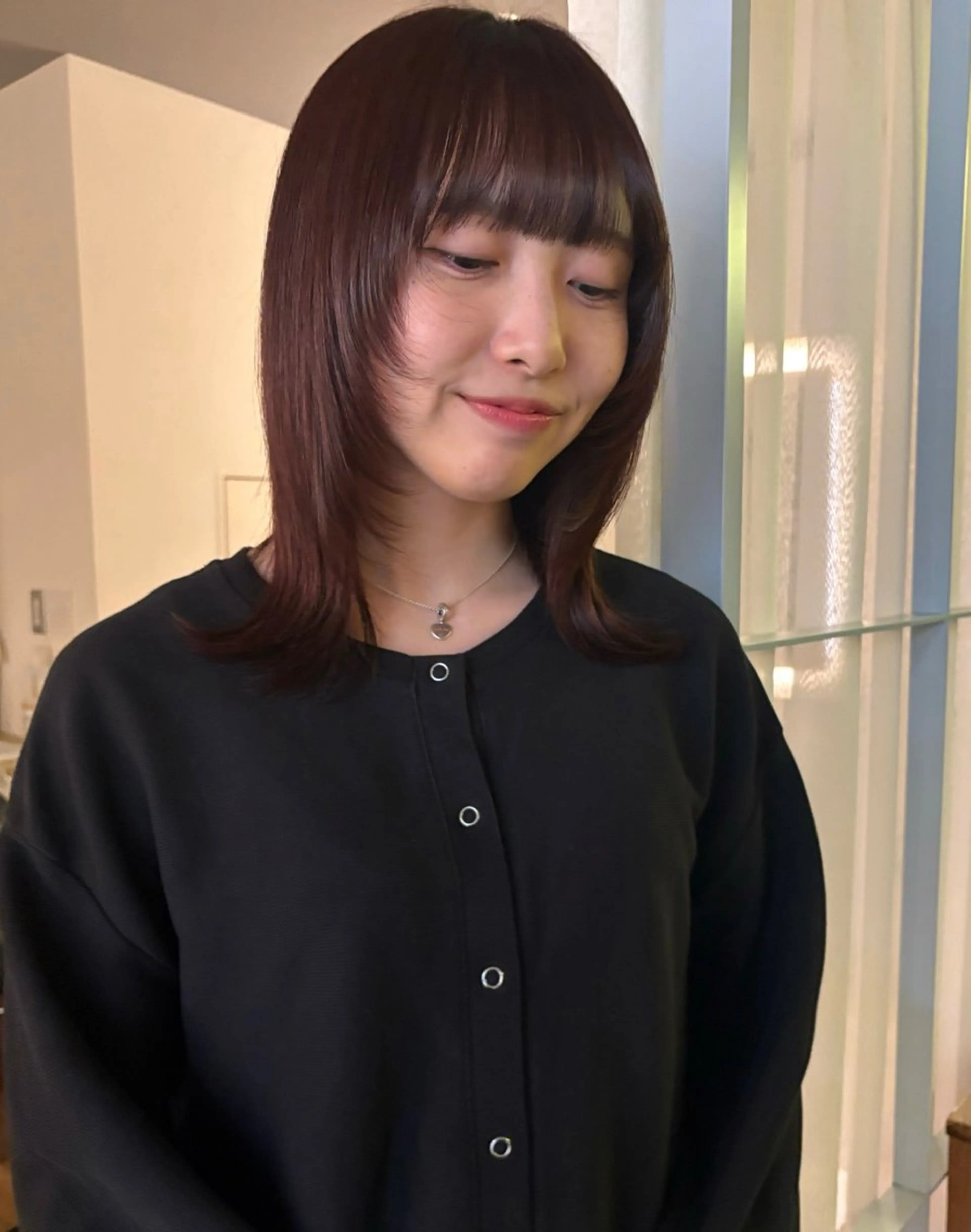 ロング レイヤーカット kanoh hinakoのヘアスタイル