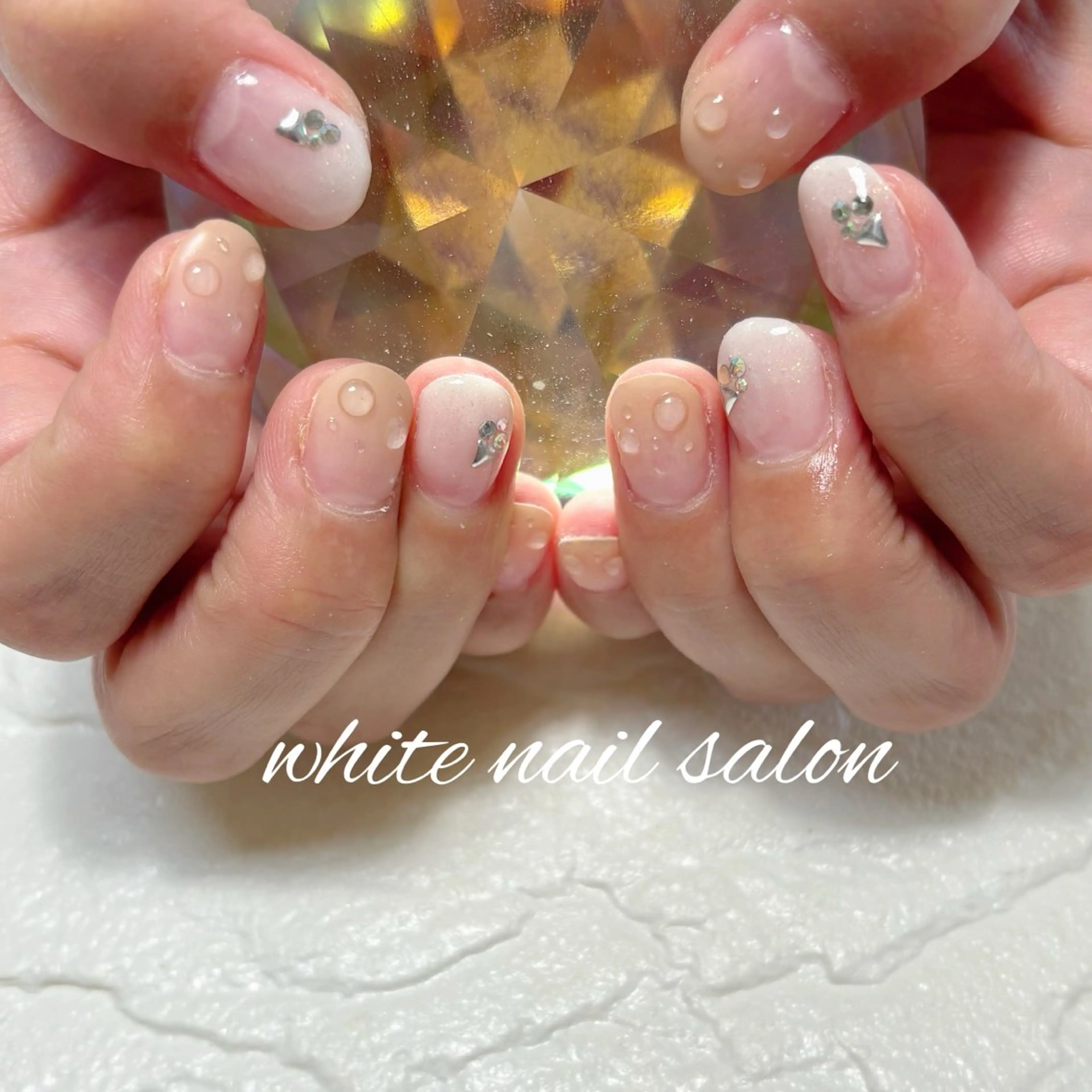 ネイル フットネイル ハンドネイル white nail salonのネイルデザイン