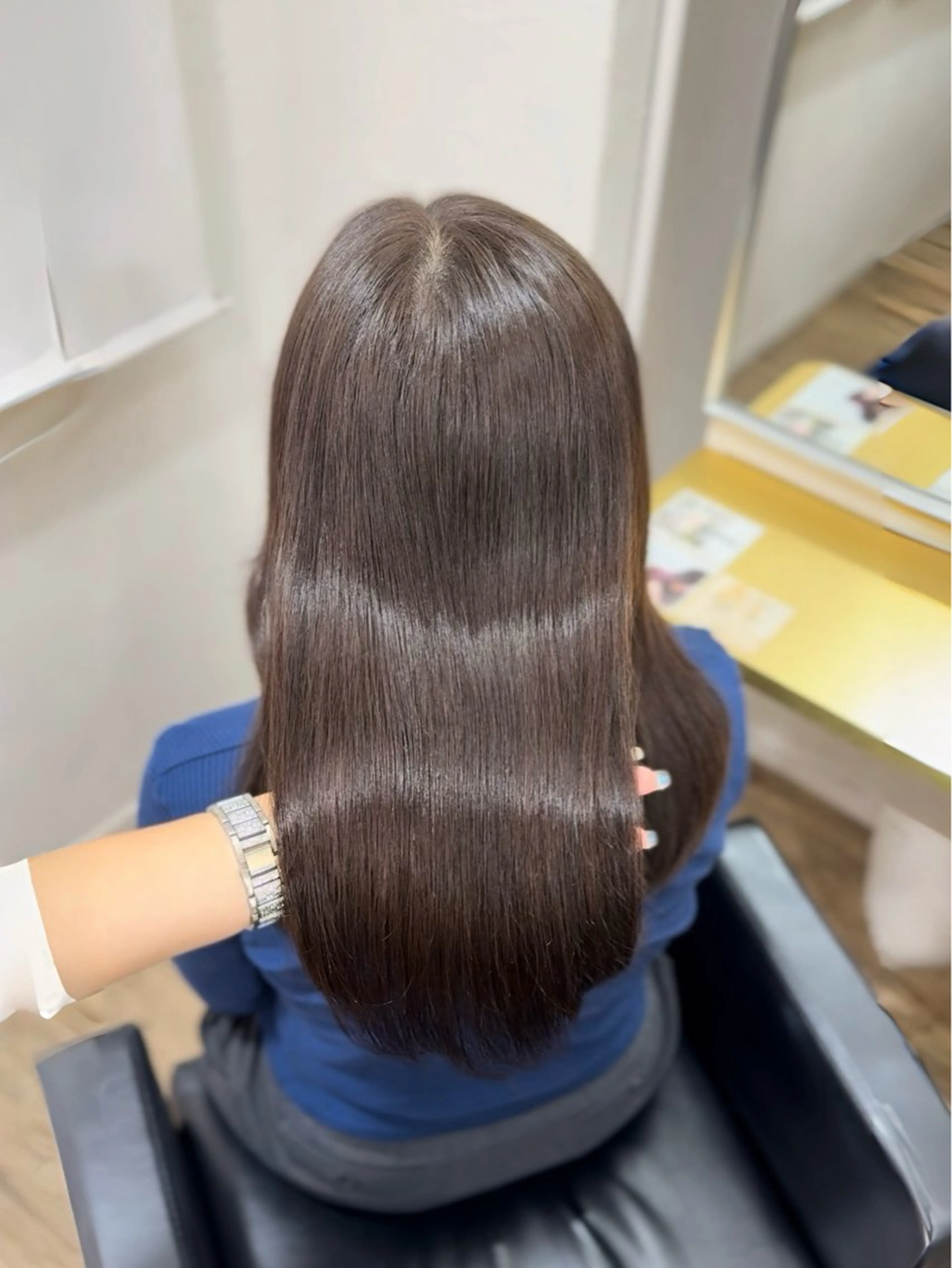 セミロング カラー ヘアカラー トリートメント 髪質改善/ 透明感カラー/RANのヘアスタイル