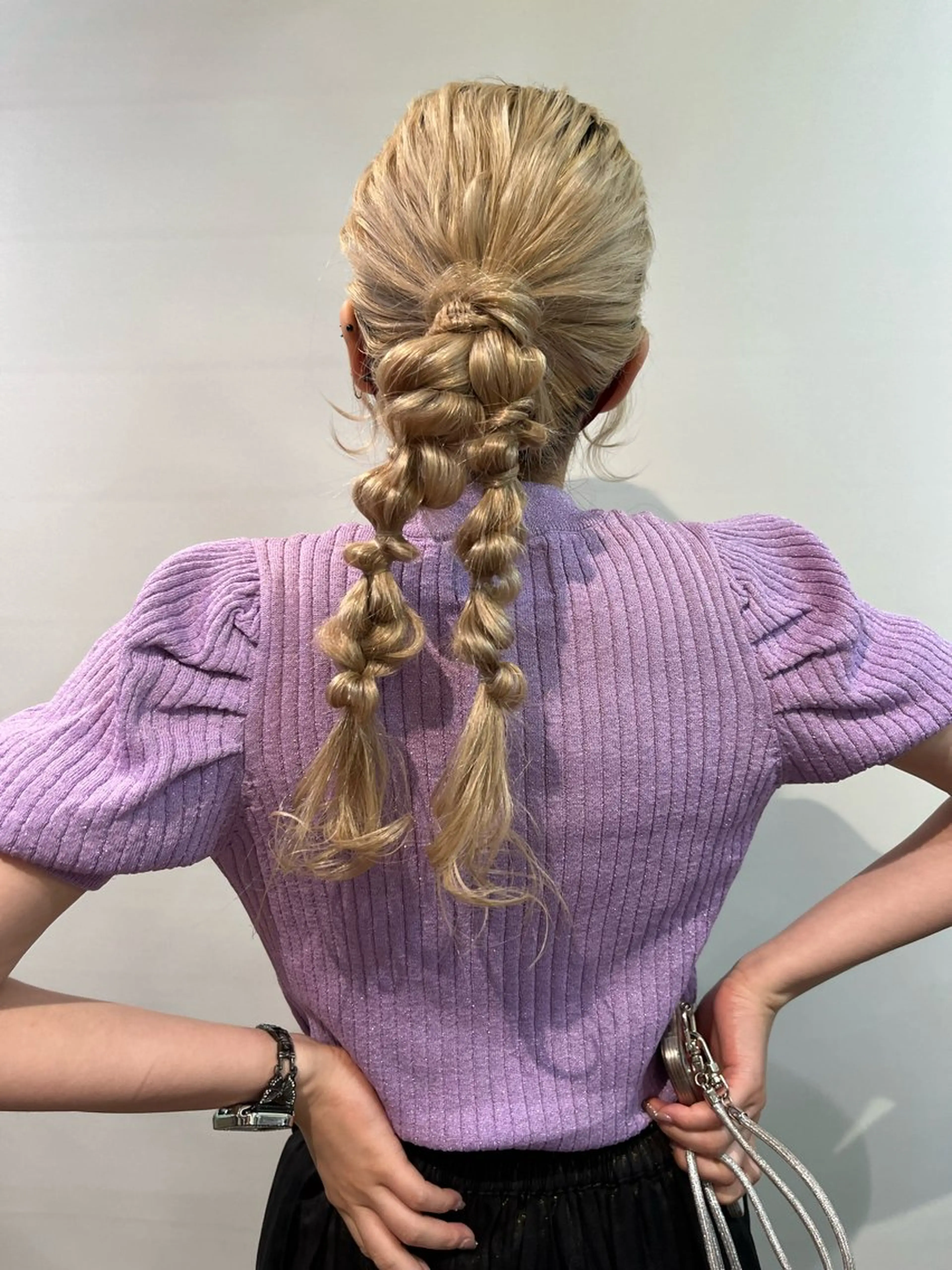 ヘアアレンジ ヘアセット 💖デザインカラー/ タダ ハナカ💖のヘアスタイル