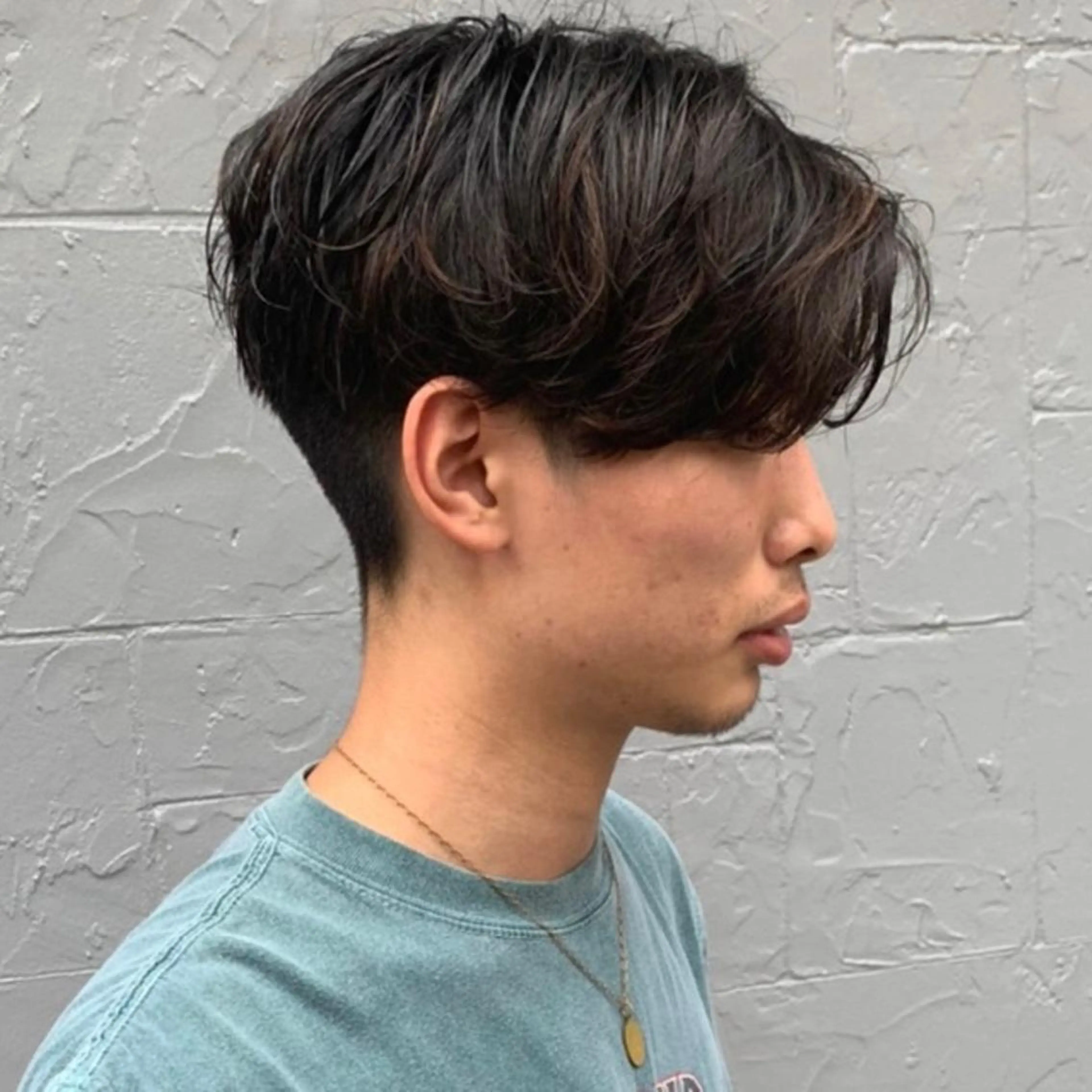 パーマ メンズ 酸性ストレート・ メンズ 三原 楊子のヘアスタイル