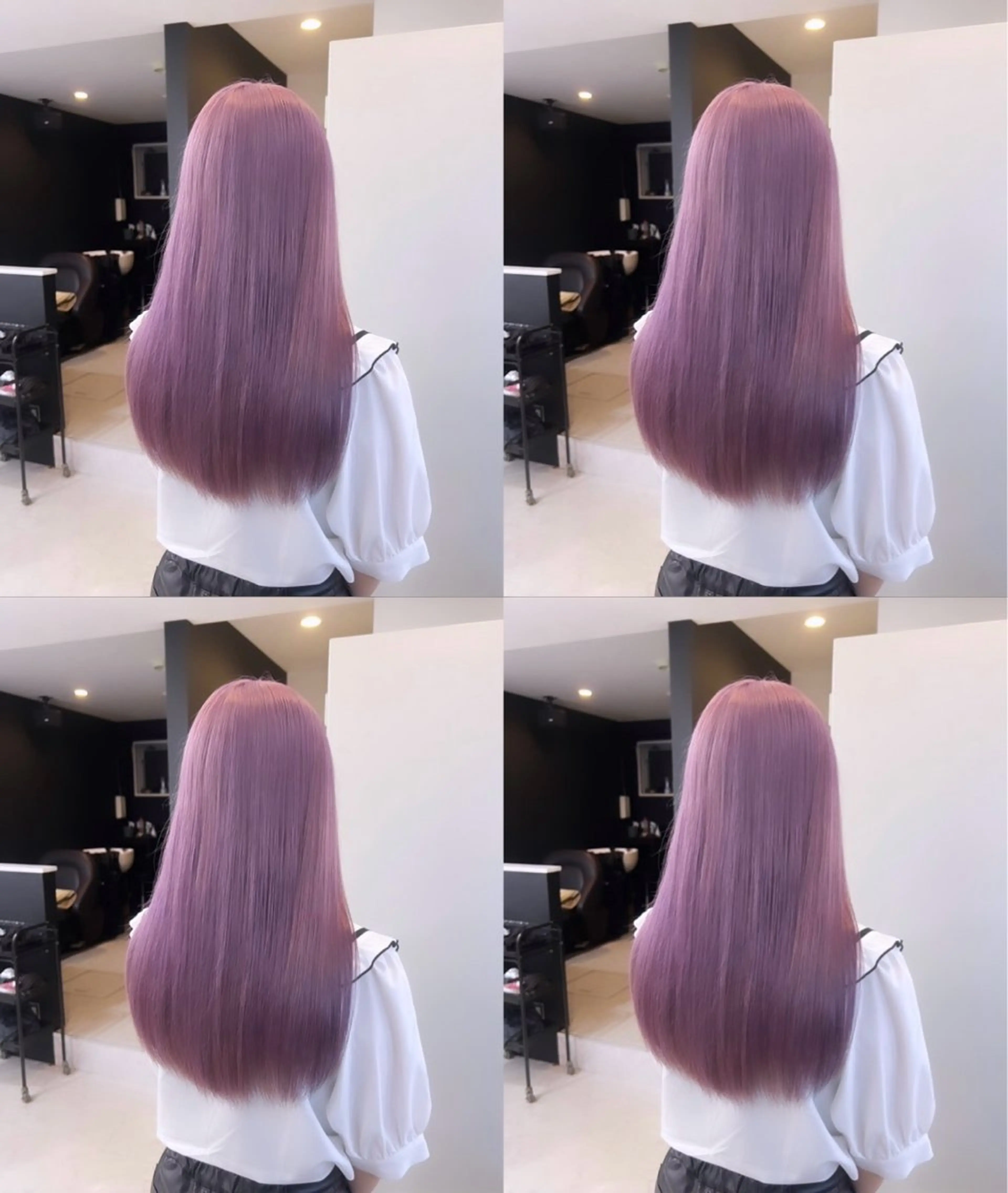 ロング カラー 髪質改善×韓国 レイヤー ひかるのヘアスタイル