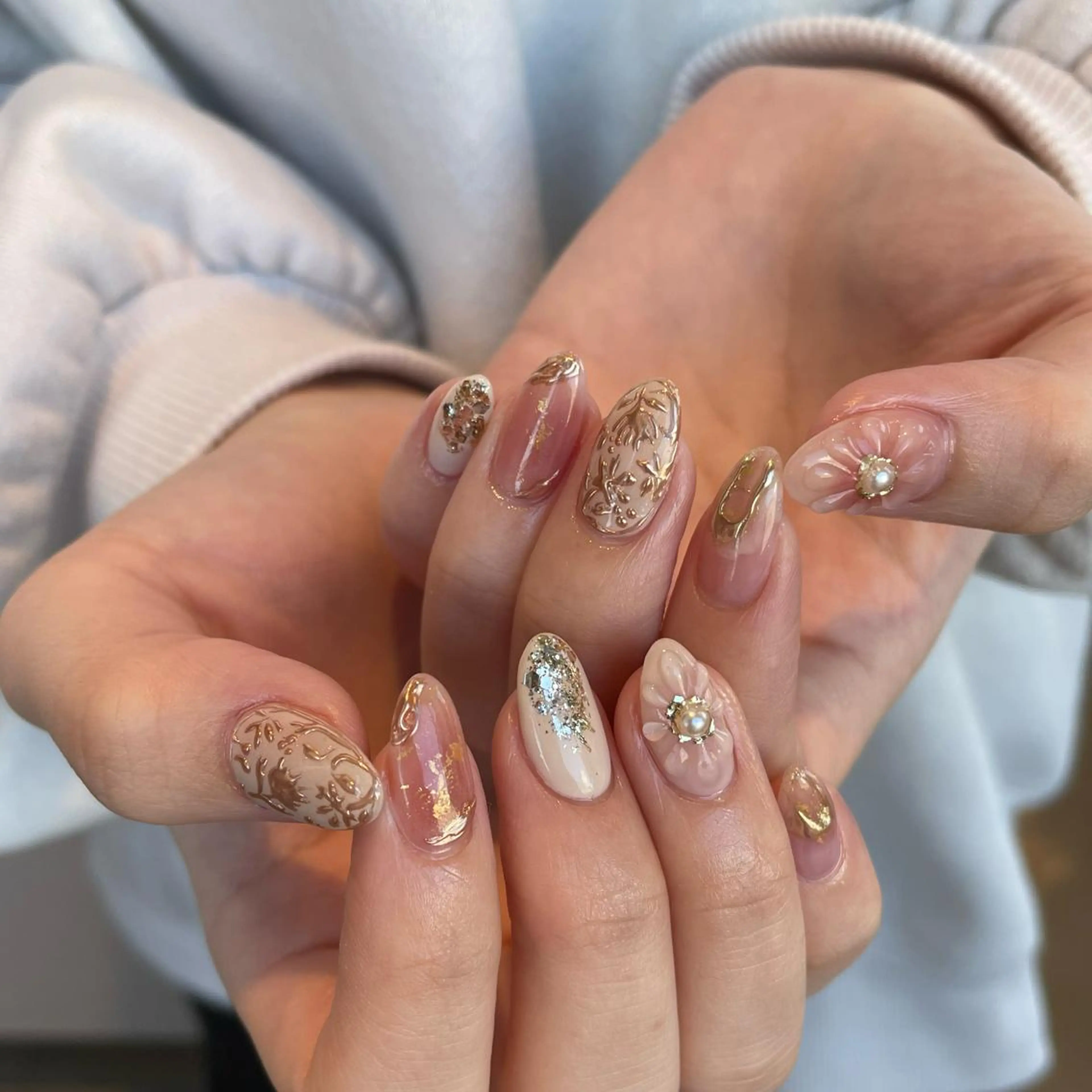 ネイル アートネイル ミラーネイル private nailsalon Fofo所属・Fofo フォフォのネイルデザイン