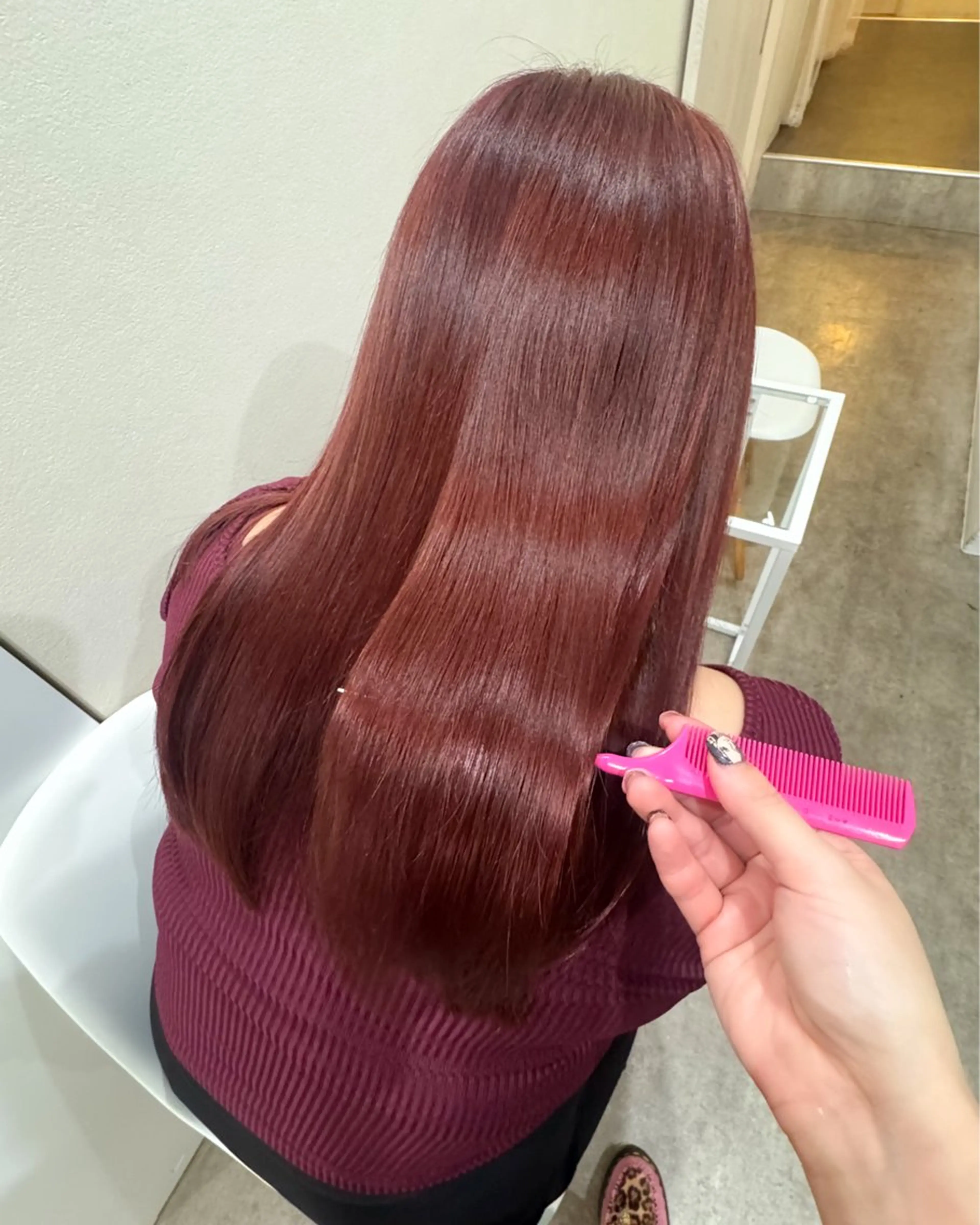 セミロング カラー ブリーチ トリートメント ヘアカラー Fuu.by lupine所属・12日空きあり 🌟misatoのヘアスタイル