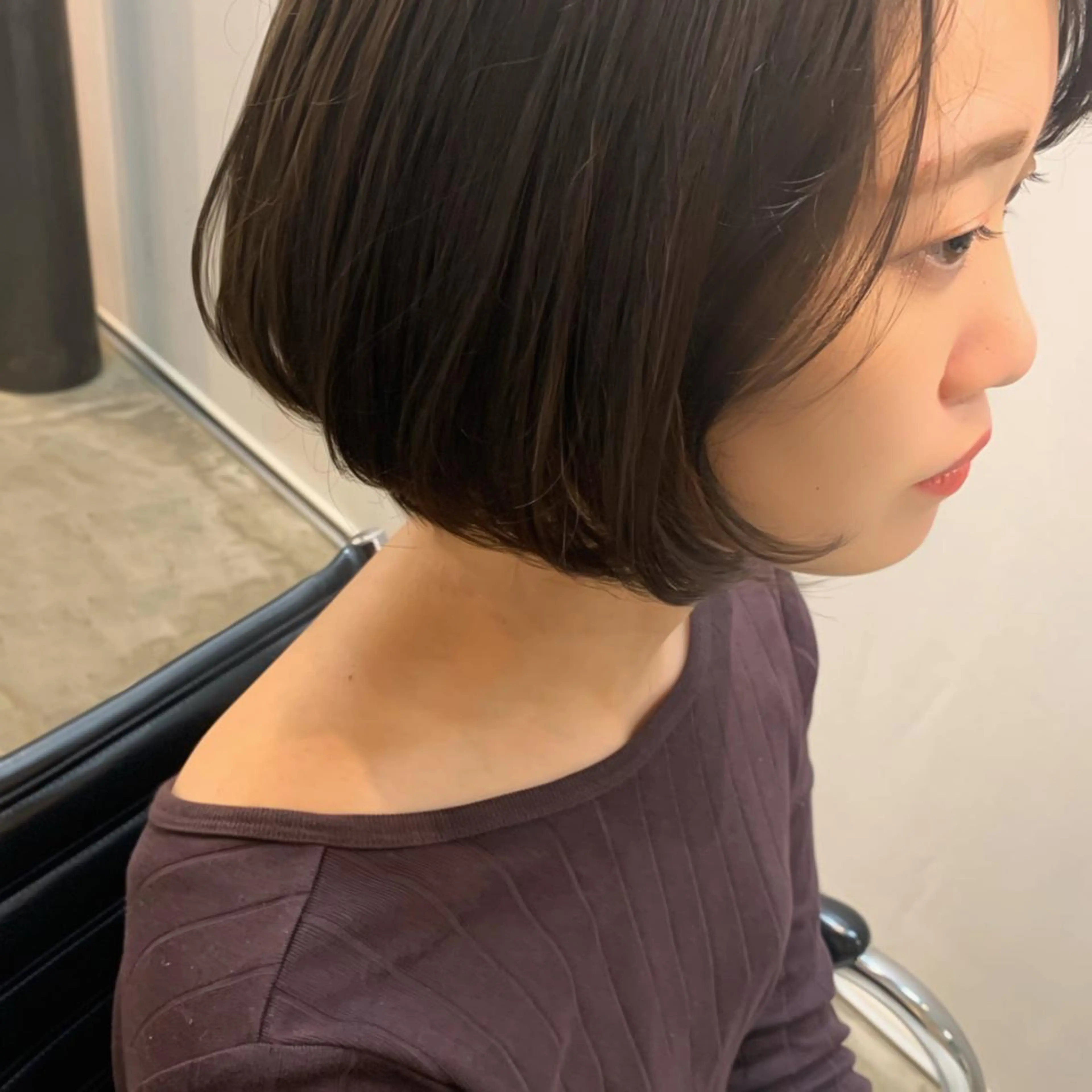 ショート カラー ラベンダーカラー BAGLE所属・末次 史奈のヘアスタイル