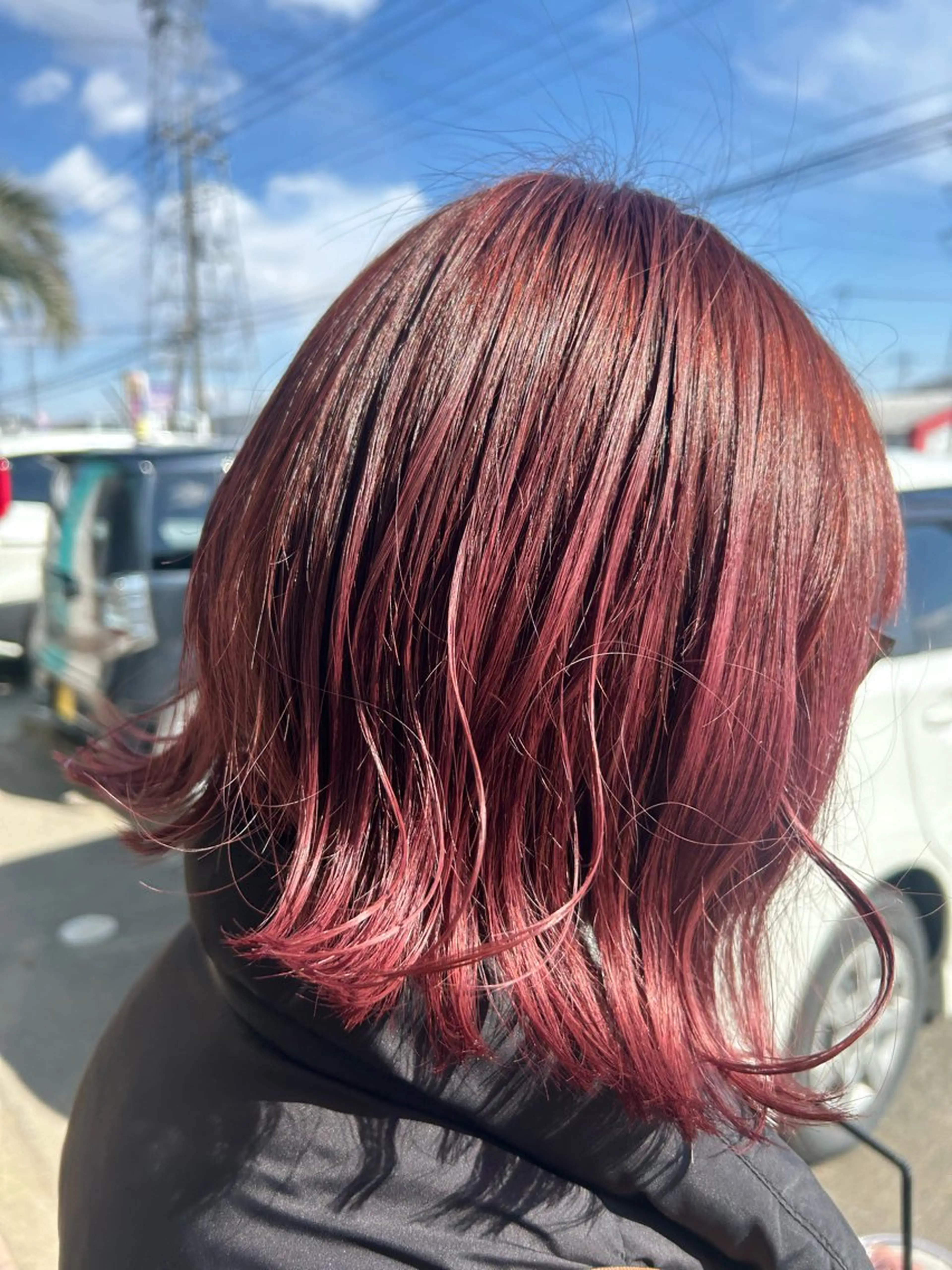 ミディアム きらく あやののヘアスタイル