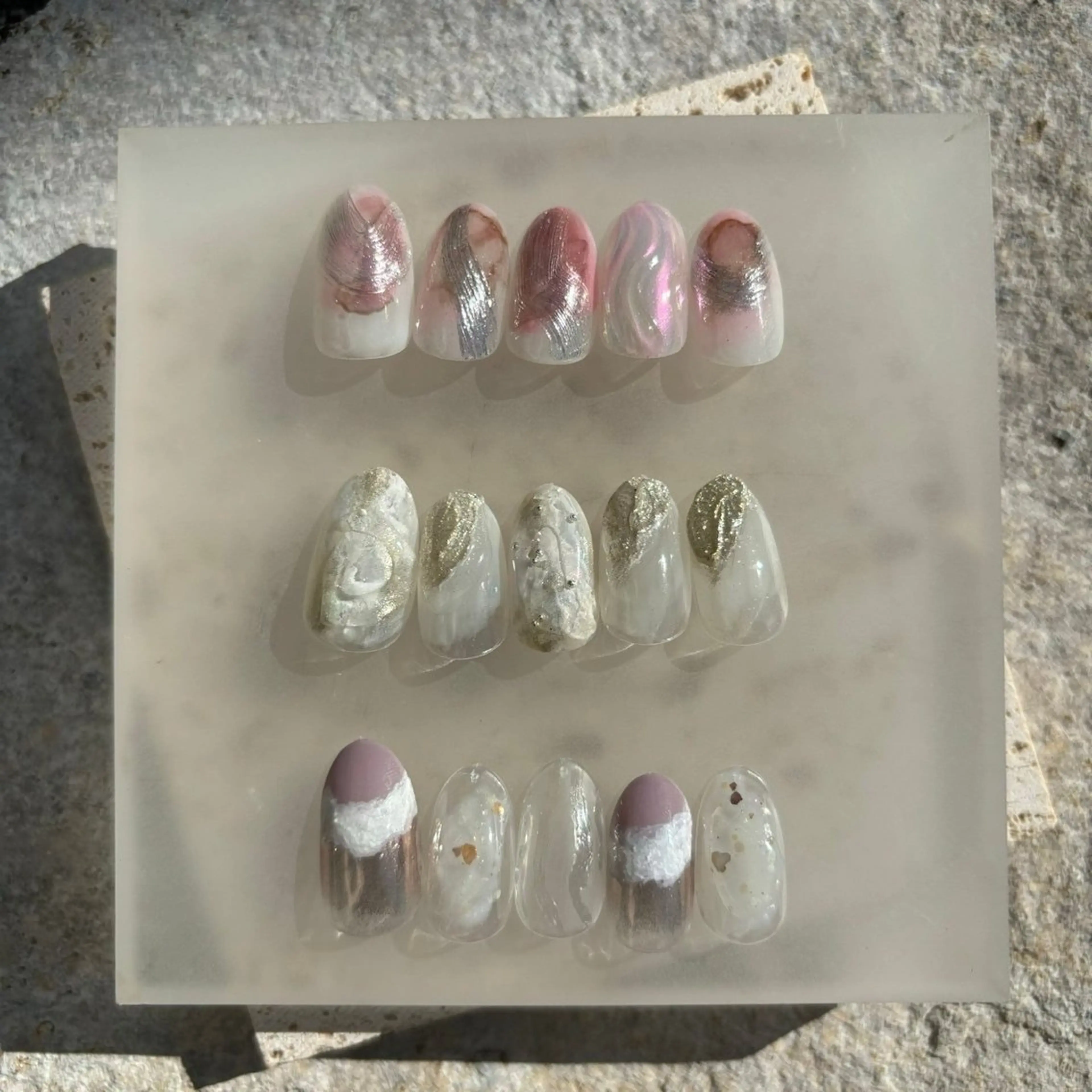 ネイル ニュアンスネイル HONOKA W 【深江橋店】のネイルデザイン