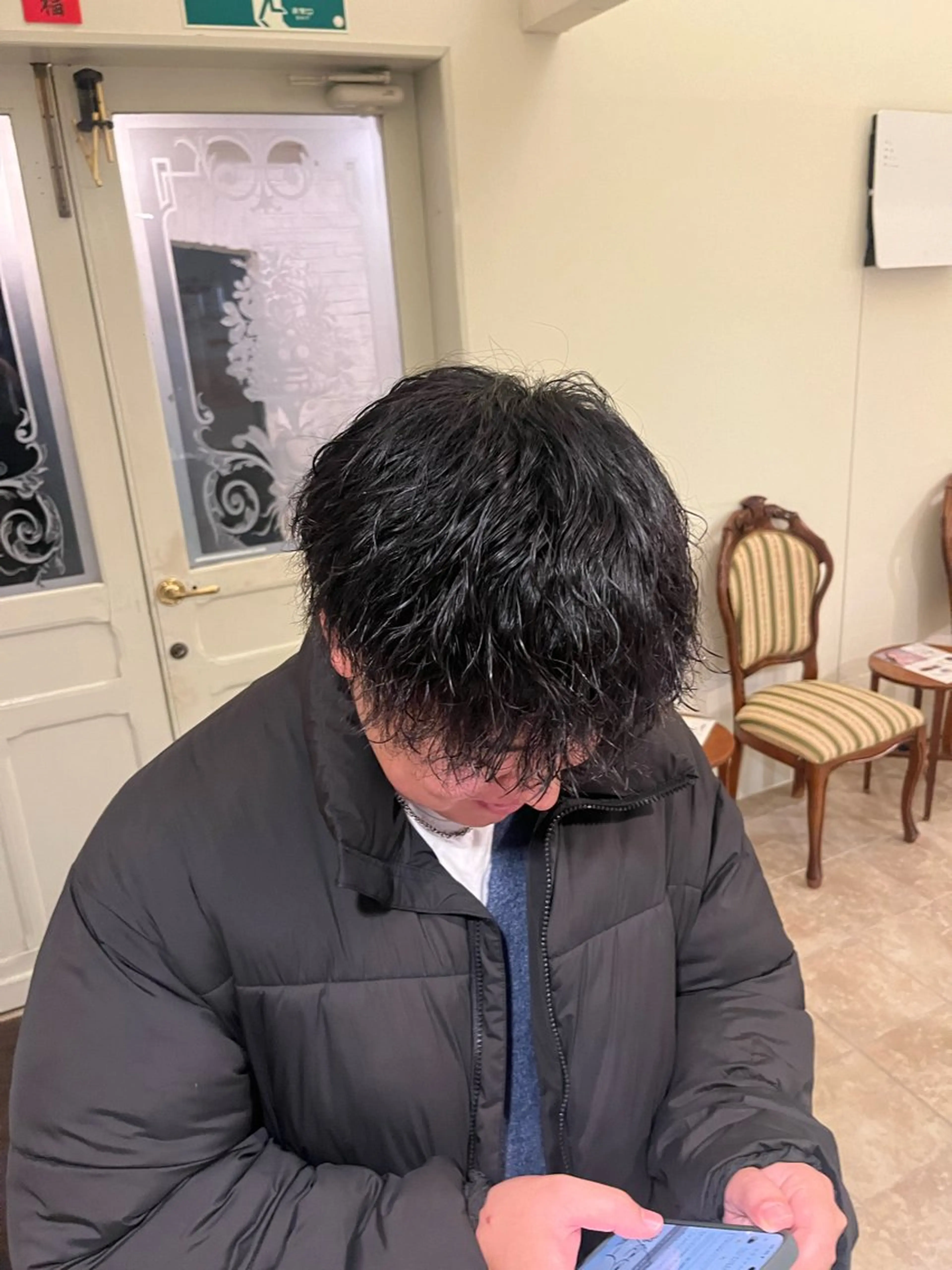 メンズ メンズパーマ 柴原 佑果のヘアスタイル