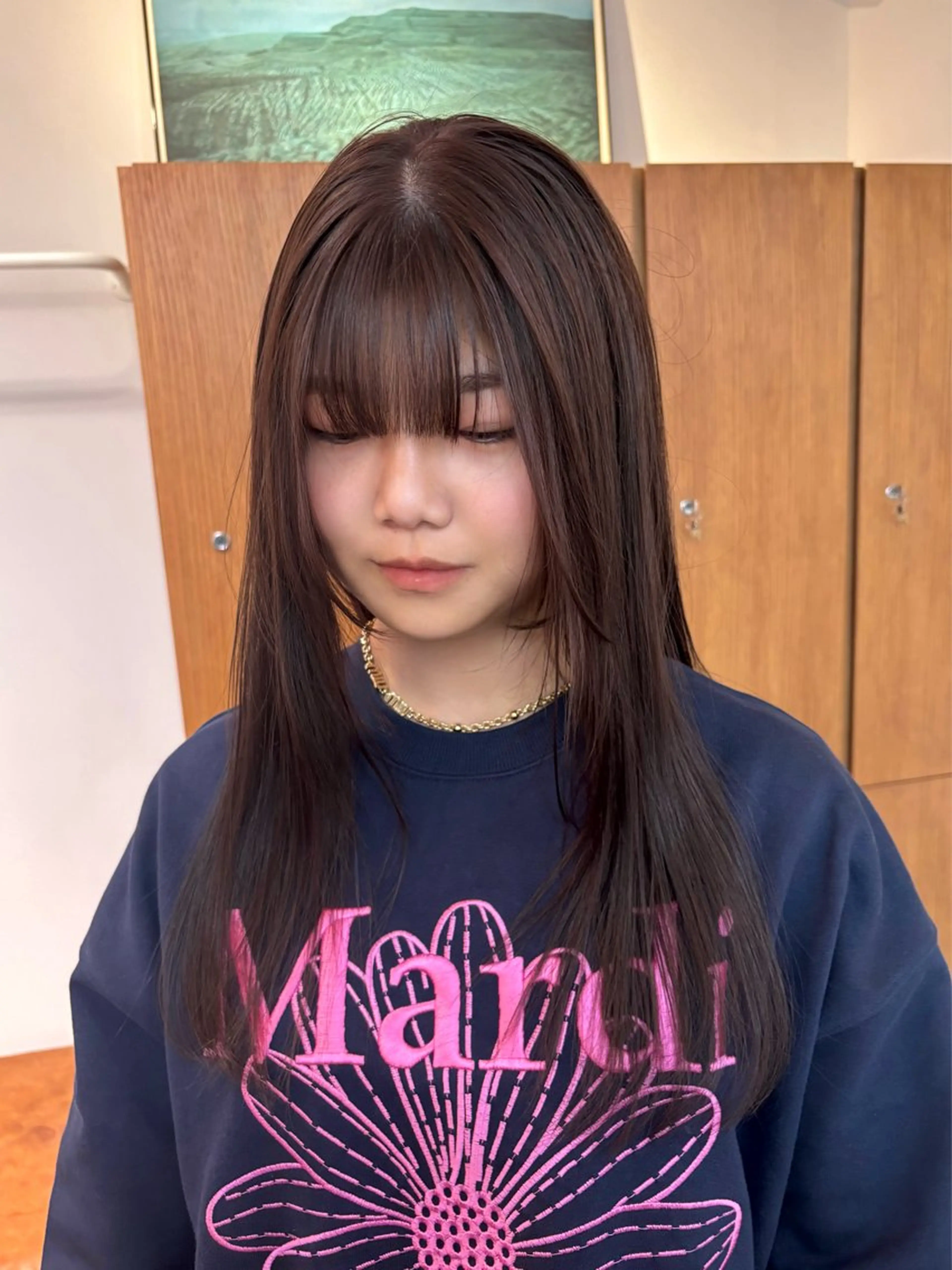 カラー ヘアカラー トリートメント ヘッドスパ ☑️aiko【艶 カラー・ショート募】のヘアスタイル