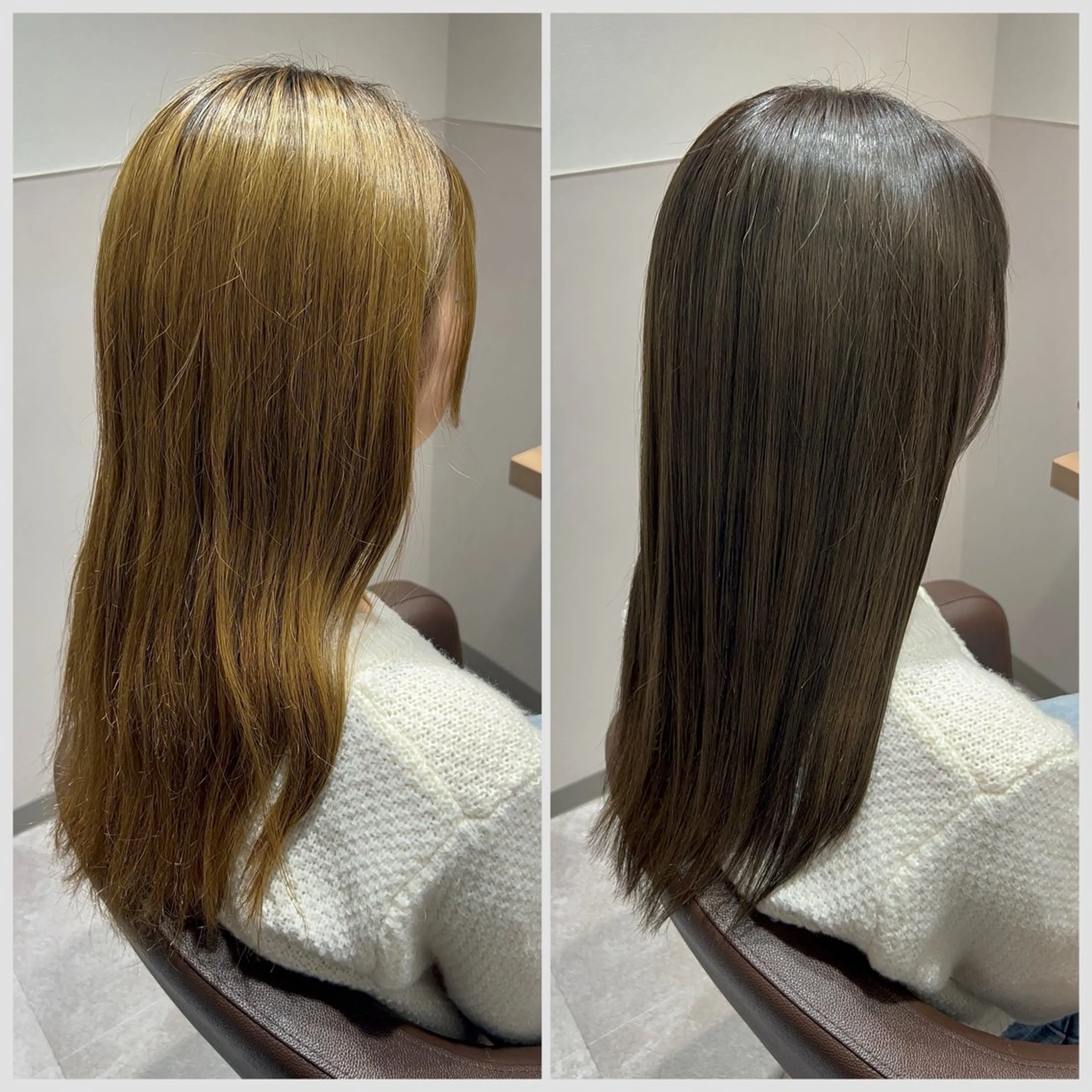 ミディアム カラー ヘアカラー トリートメント SALOWIN 神戸三宮店所属・【三宮/ブリーチ なしカラー】高田祐也のヘアスタイル