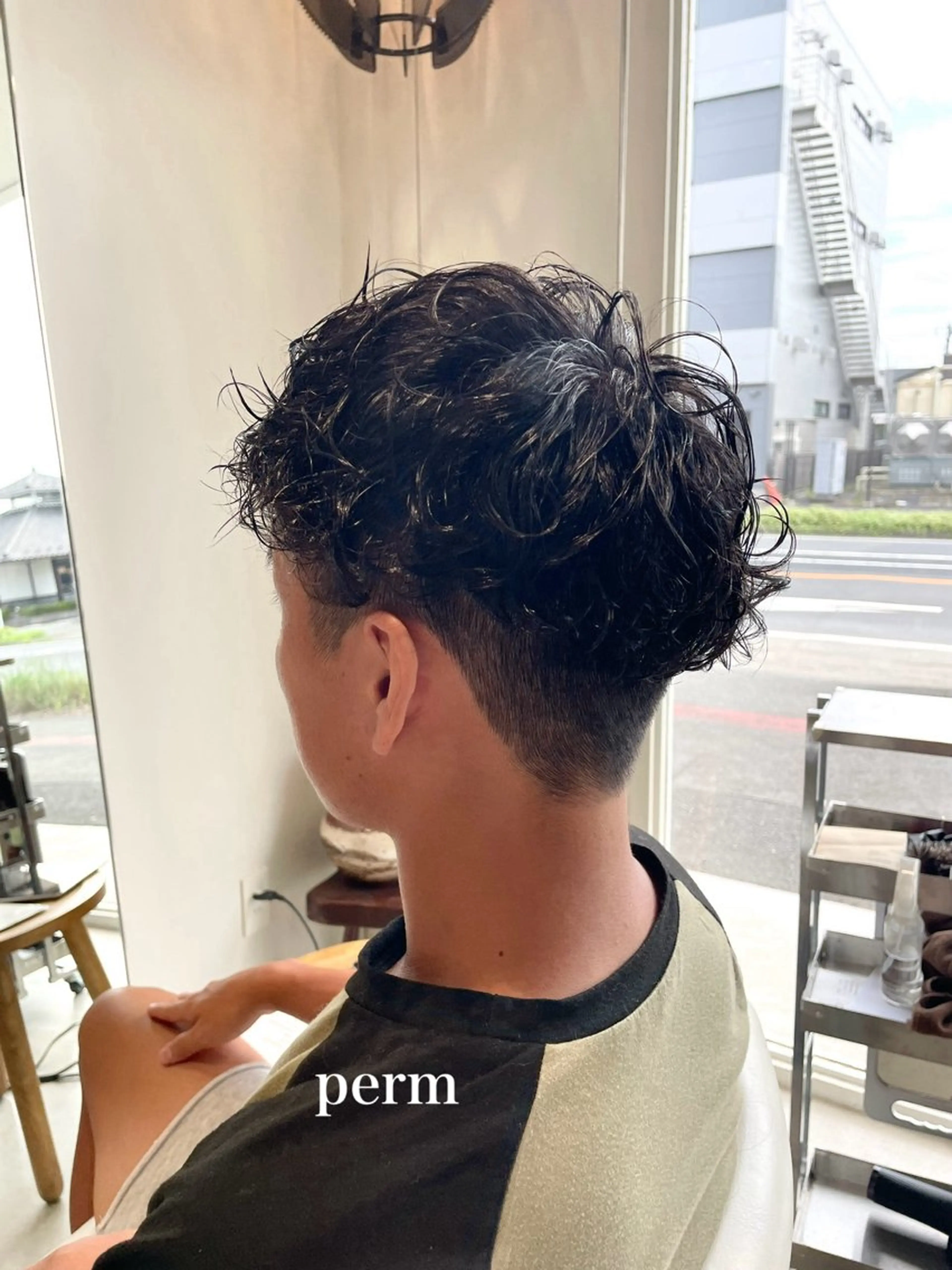 パーマ メンズ メンズパーマ 峯崎 葵のヘアスタイル