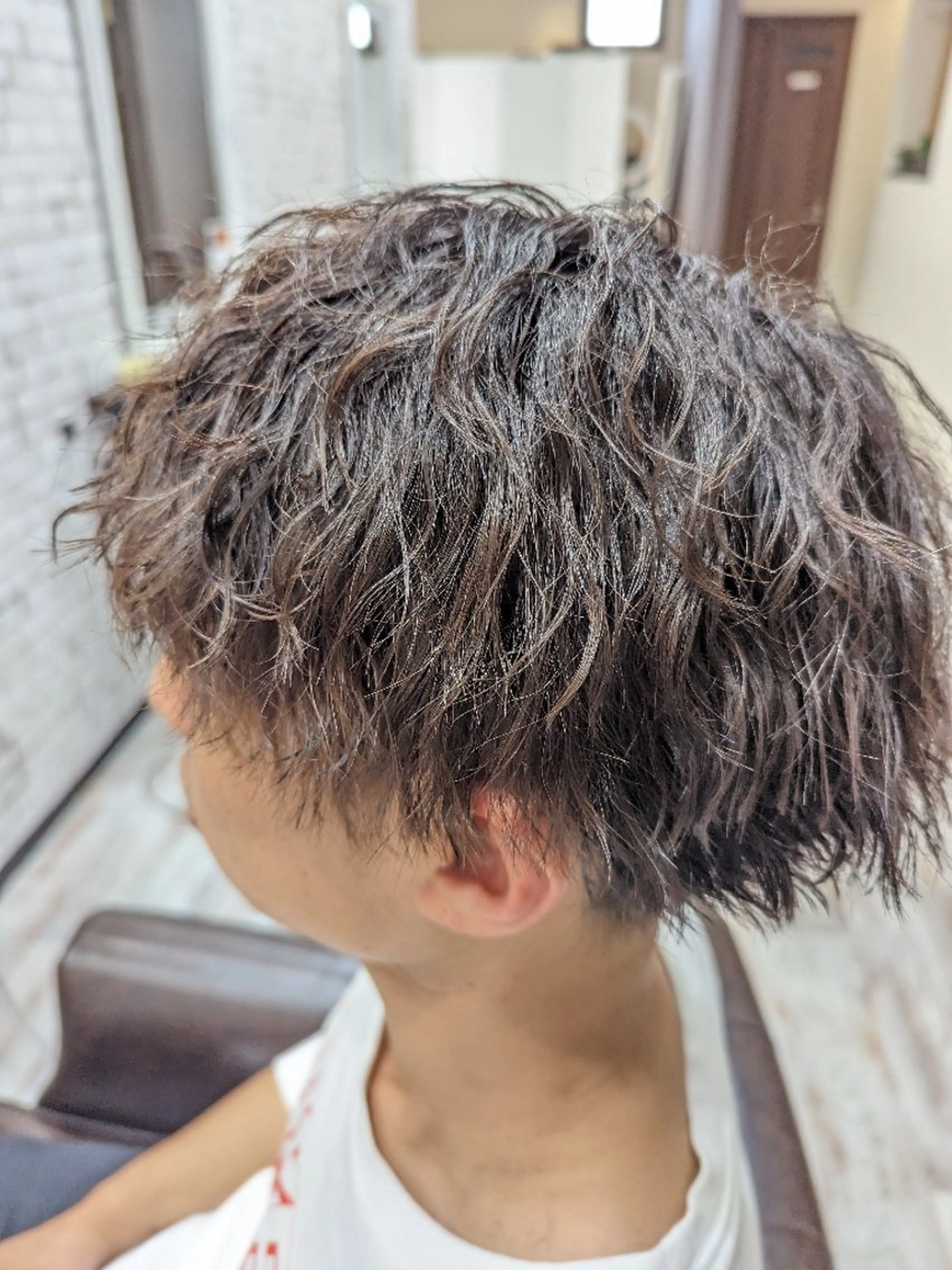 メンズ パーマ ショート メンズパーマ 波巻きパーマ 🎉【髪質改善】船山 宣幸のその他イメージ