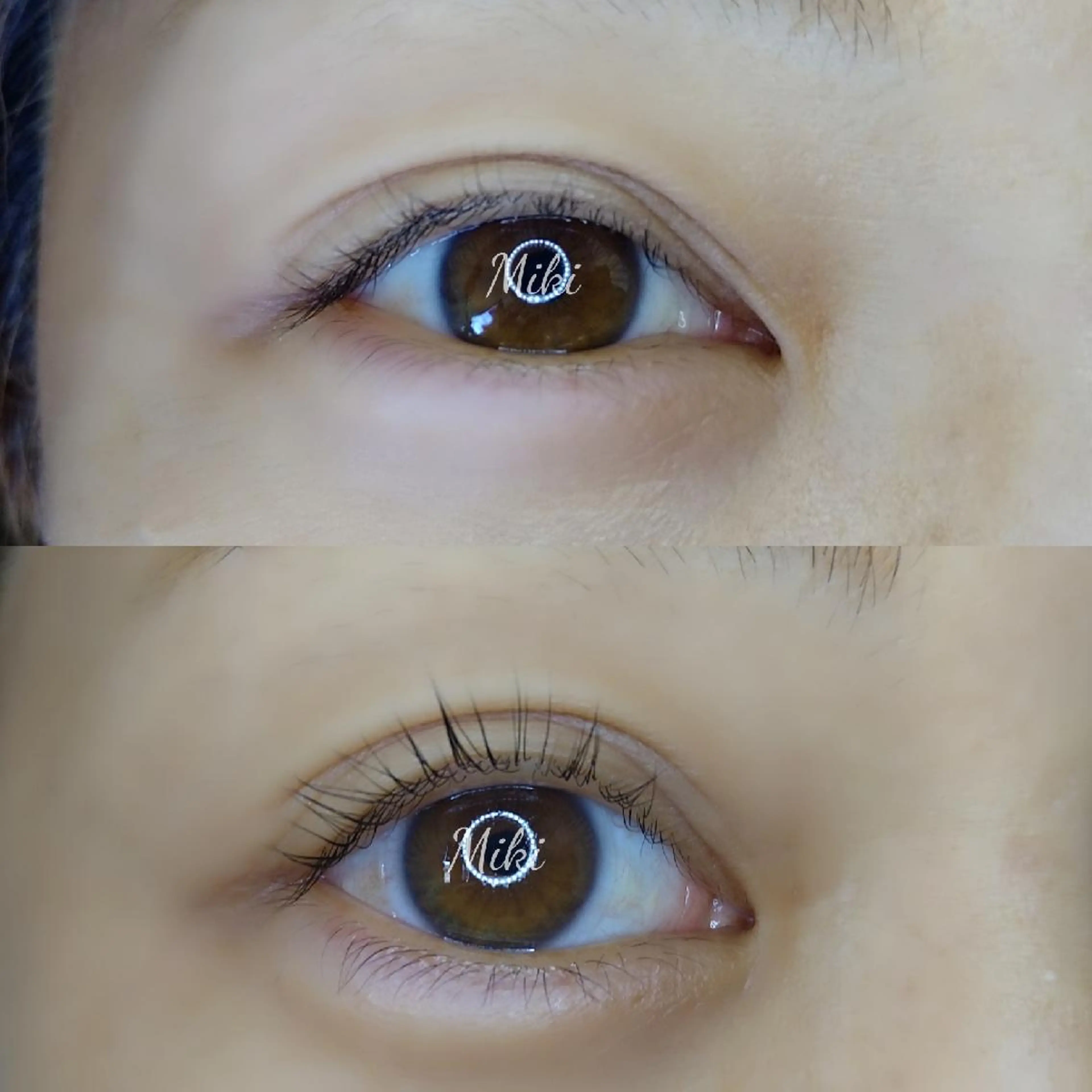 マツエク・マツパ 一重×まつ毛パーマ のなか みきのマツエク・マツパデザイン