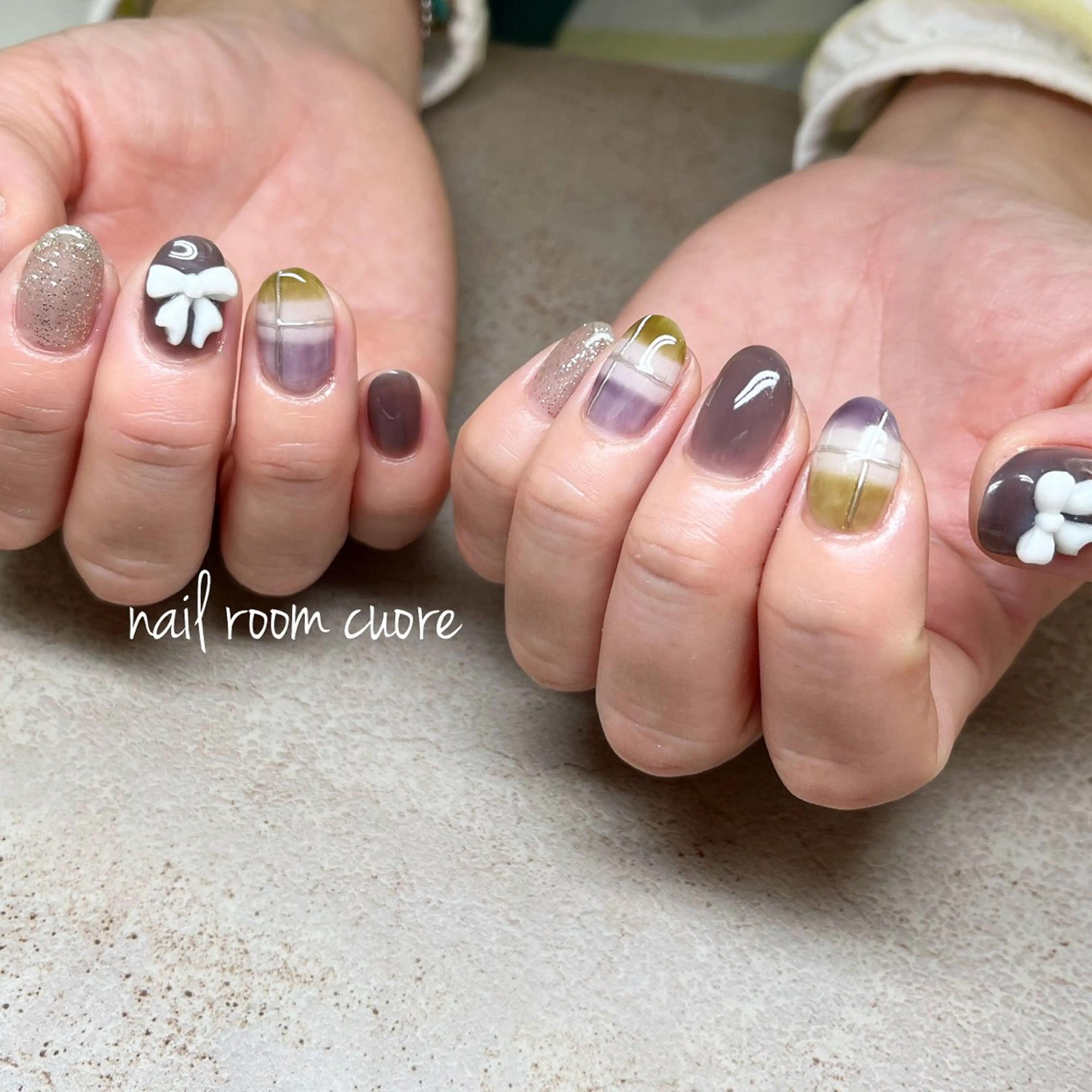 ネイル ハンドネイル nail room  cuore所属・松尾 典子のネイルデザイン