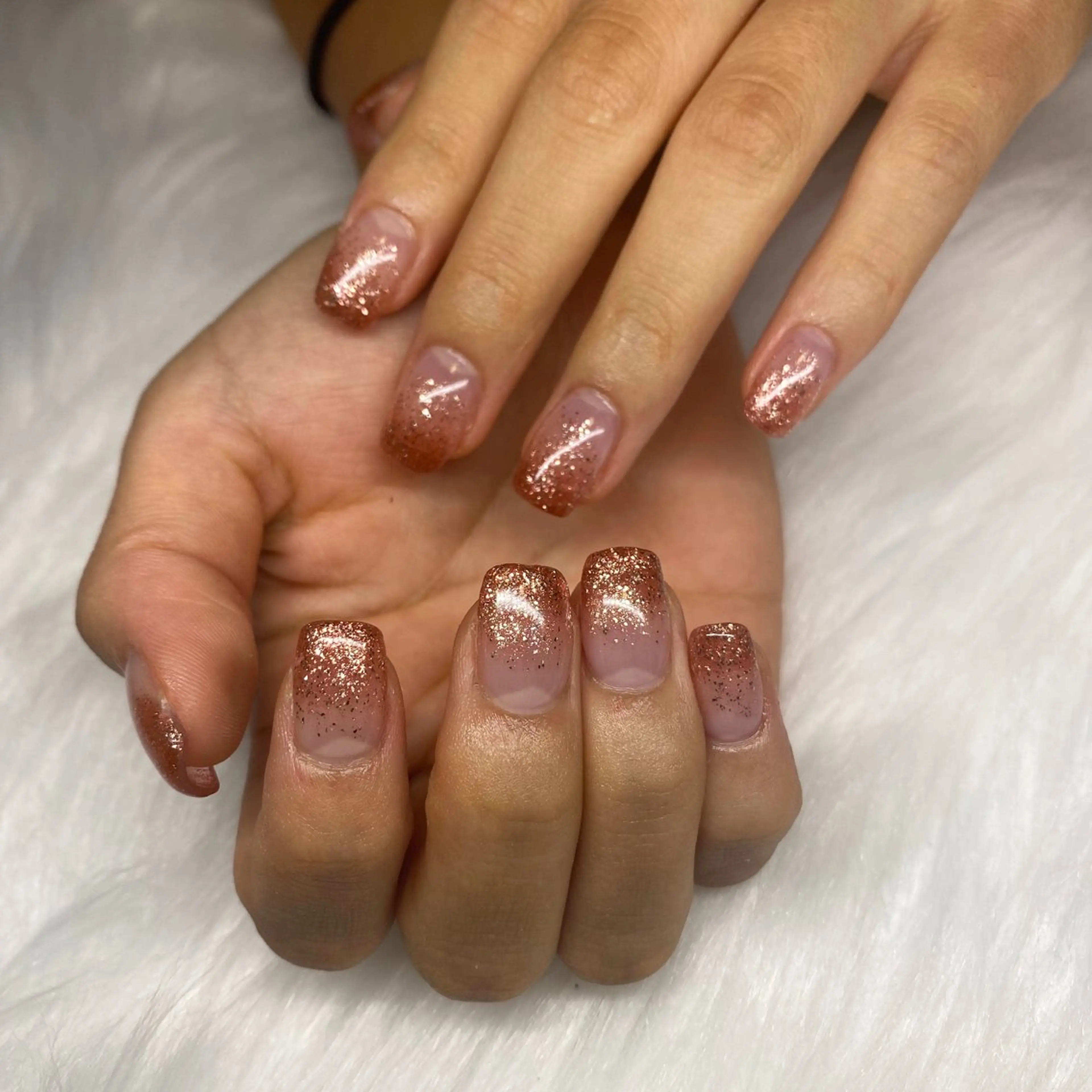 ネイル グラデーション ラメ(グリッター) ラメグラデーション nail salon milkのネイルデザイン