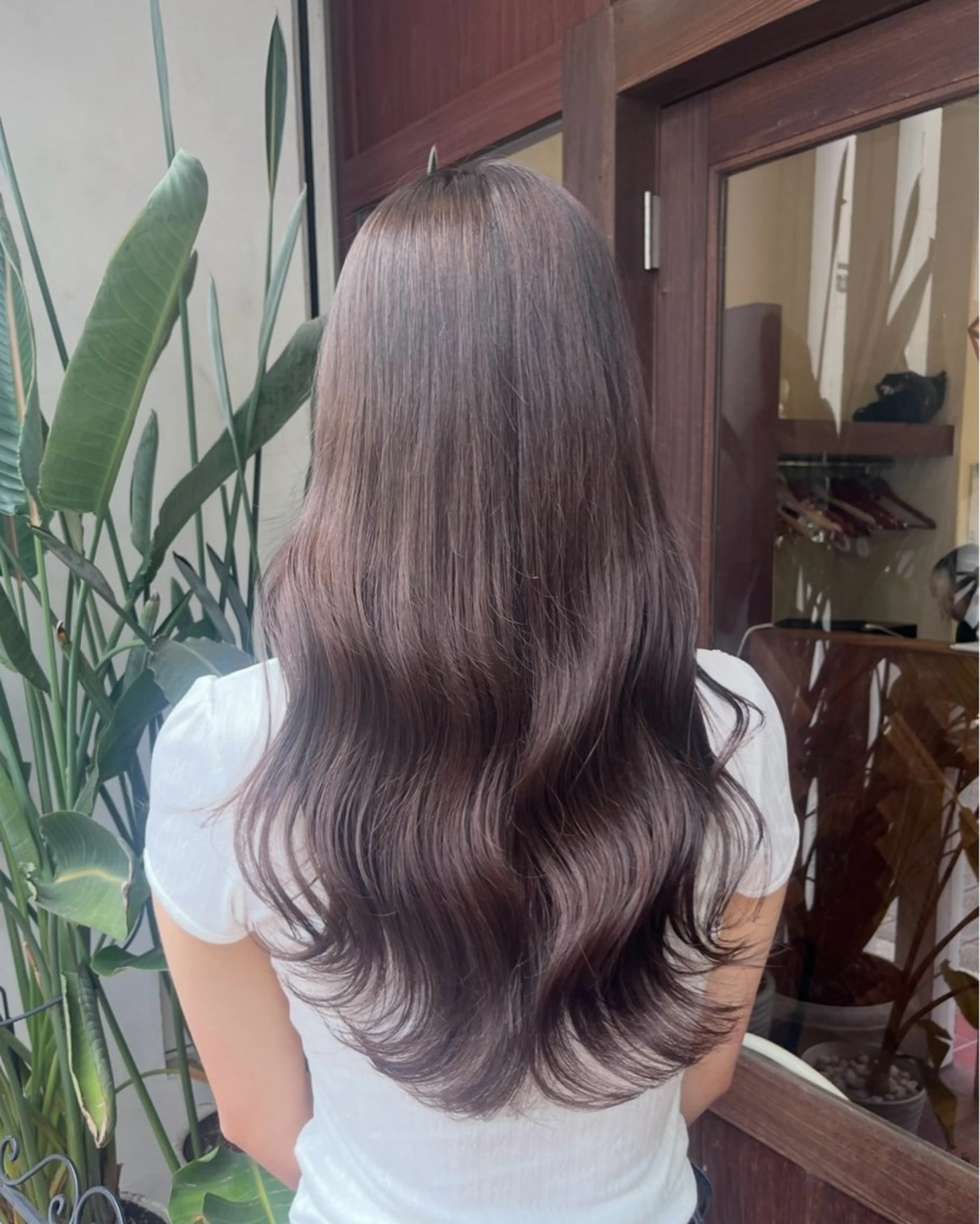 ロング ヘアカラー トリートメント ヘッドスパ 角田 満帆のヘアスタイル