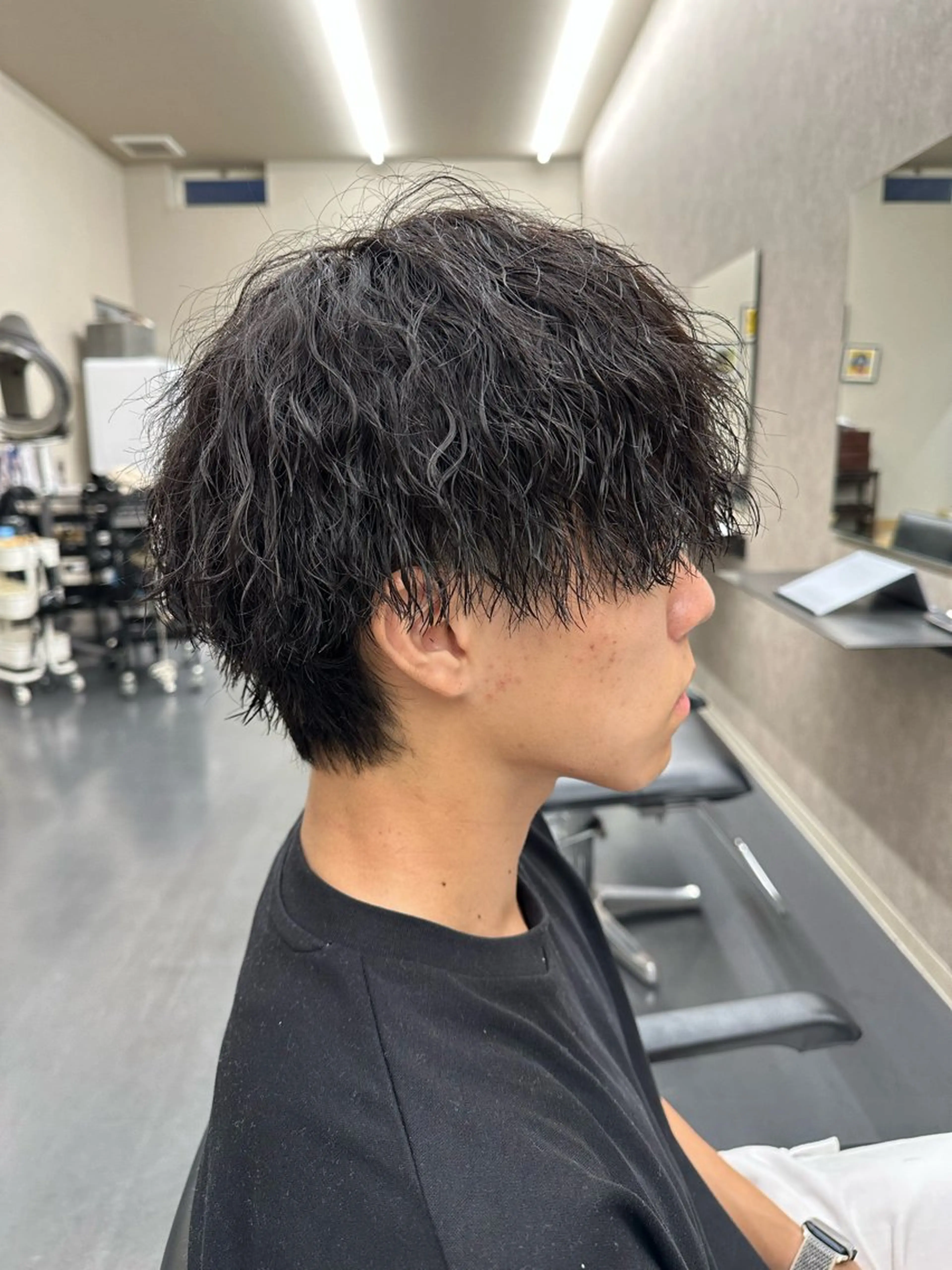 メンズ メンズパーマ カット パーマ 福田 拓人のヘアスタイル