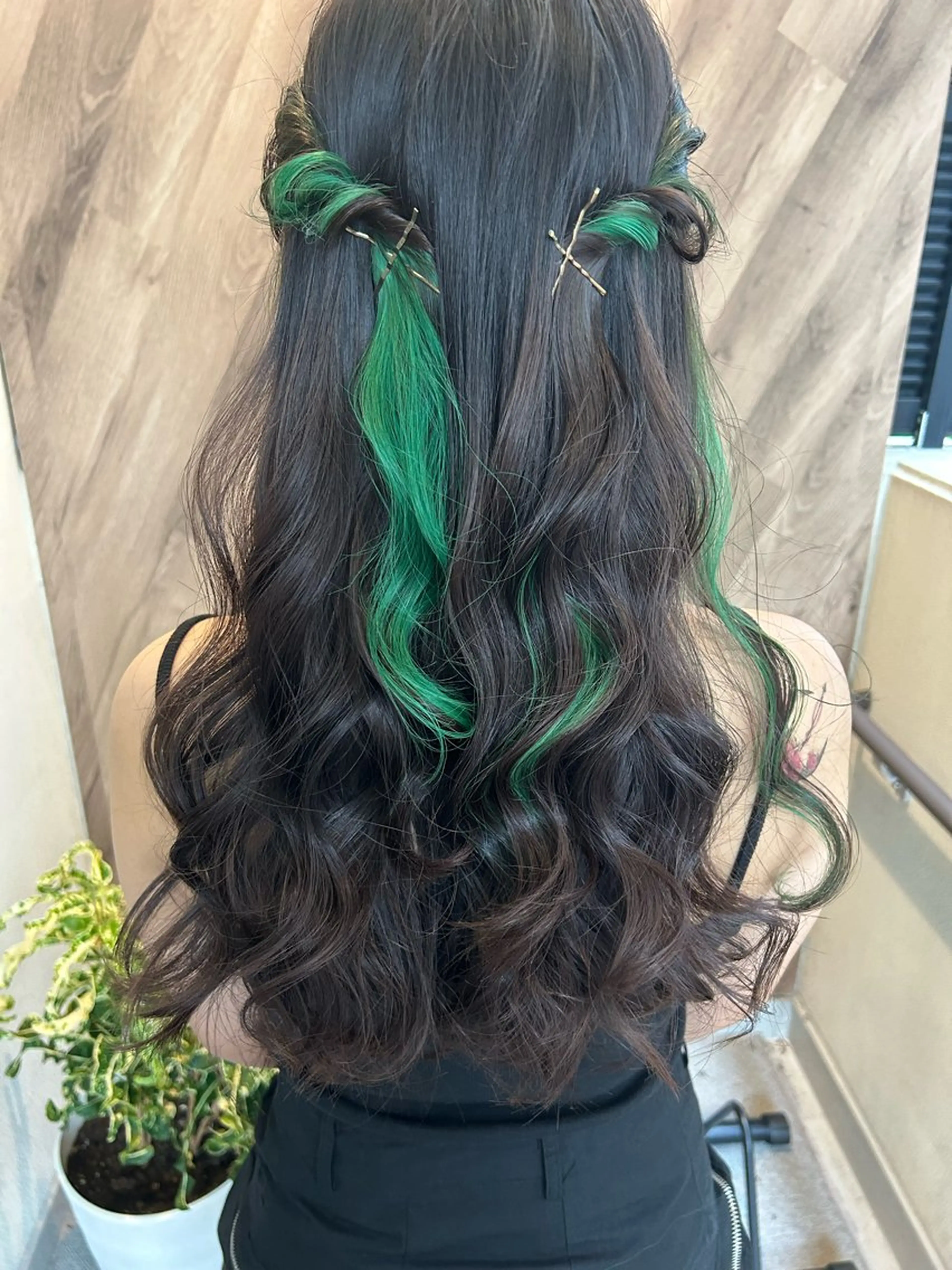 ロング ヘアアレンジ ヘアセット 飯塚 沙衣のヘアスタイル