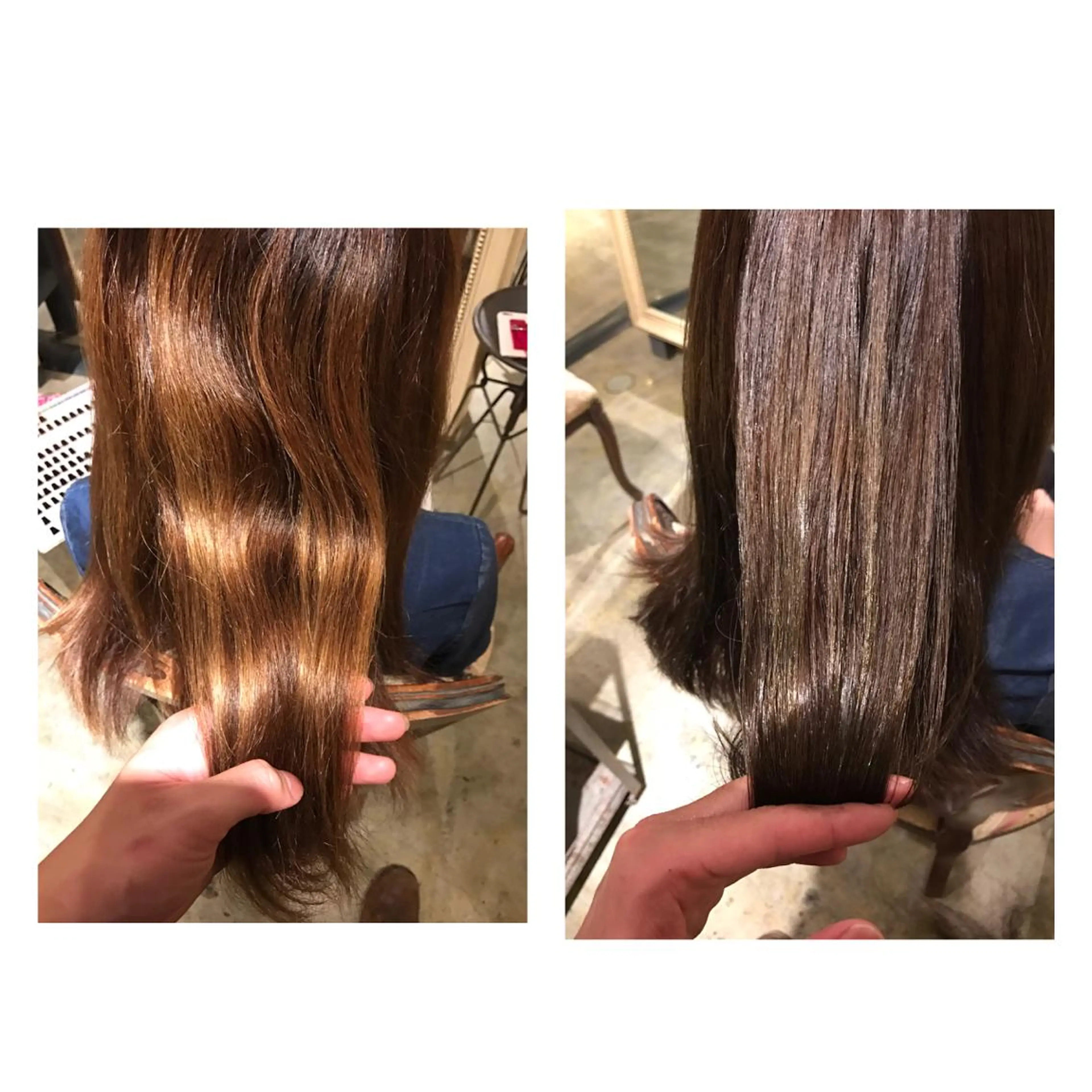 ロング 酸性ストレート こう ちゃんのヘアスタイル