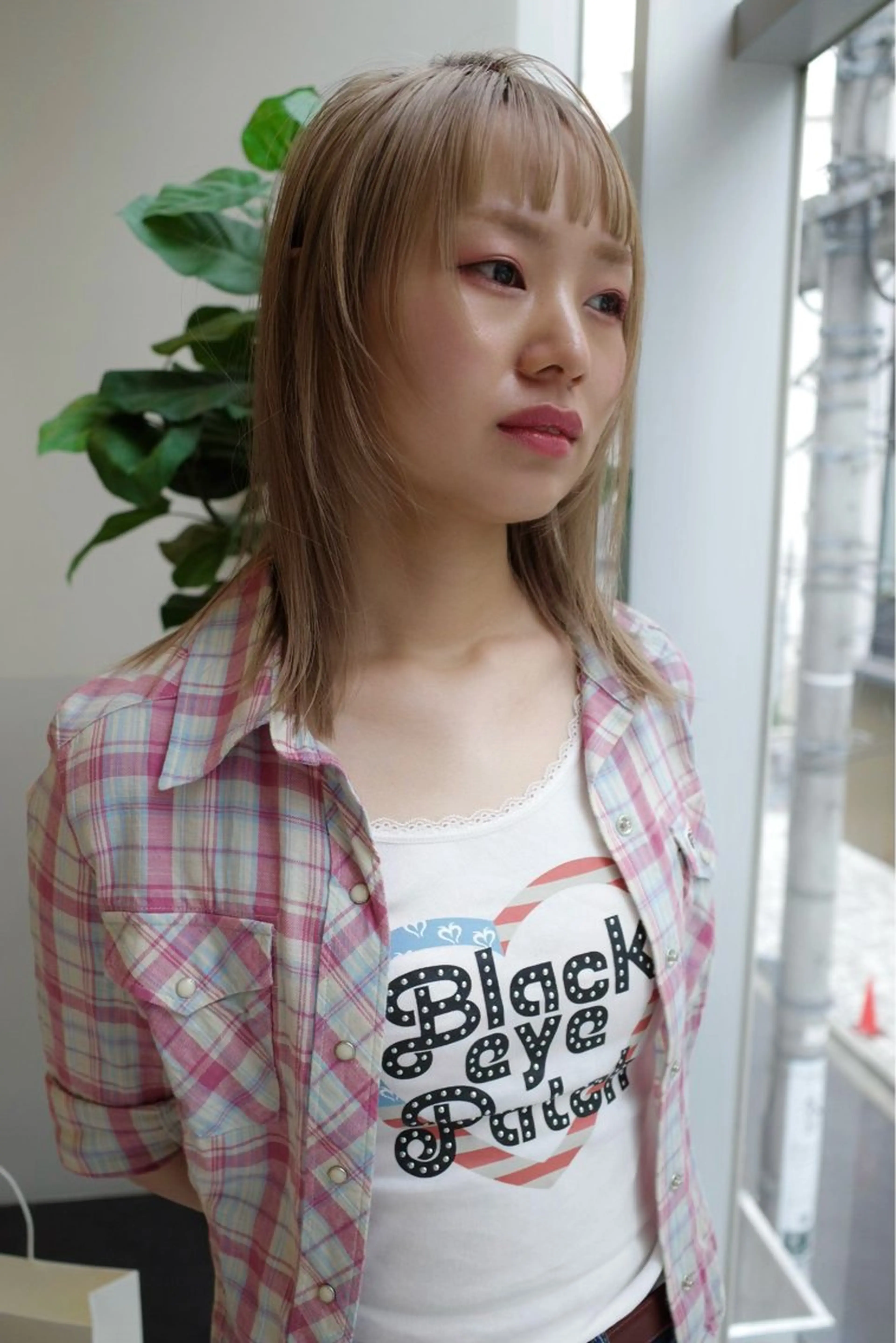 ミディアム カラー カット ヘアカラー トリートメント SALOWIN所属・ブリーチ✨ ボブ✨レイヤーのヘアスタイル
