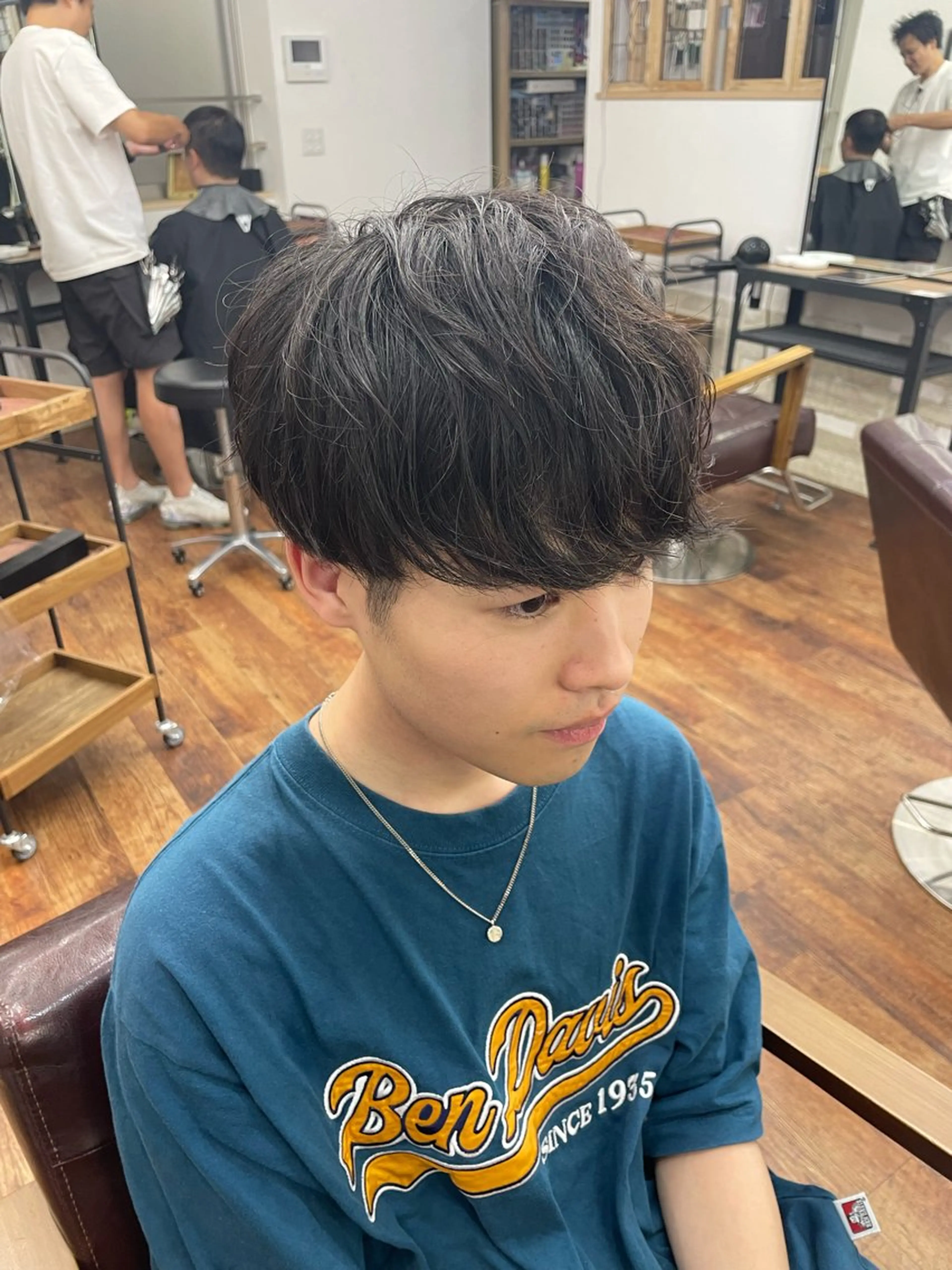 パーマ メンズ マッシュ メンズパーマ スパイラルパーマ Ritsuki メンズ特化😎のヘアスタイル