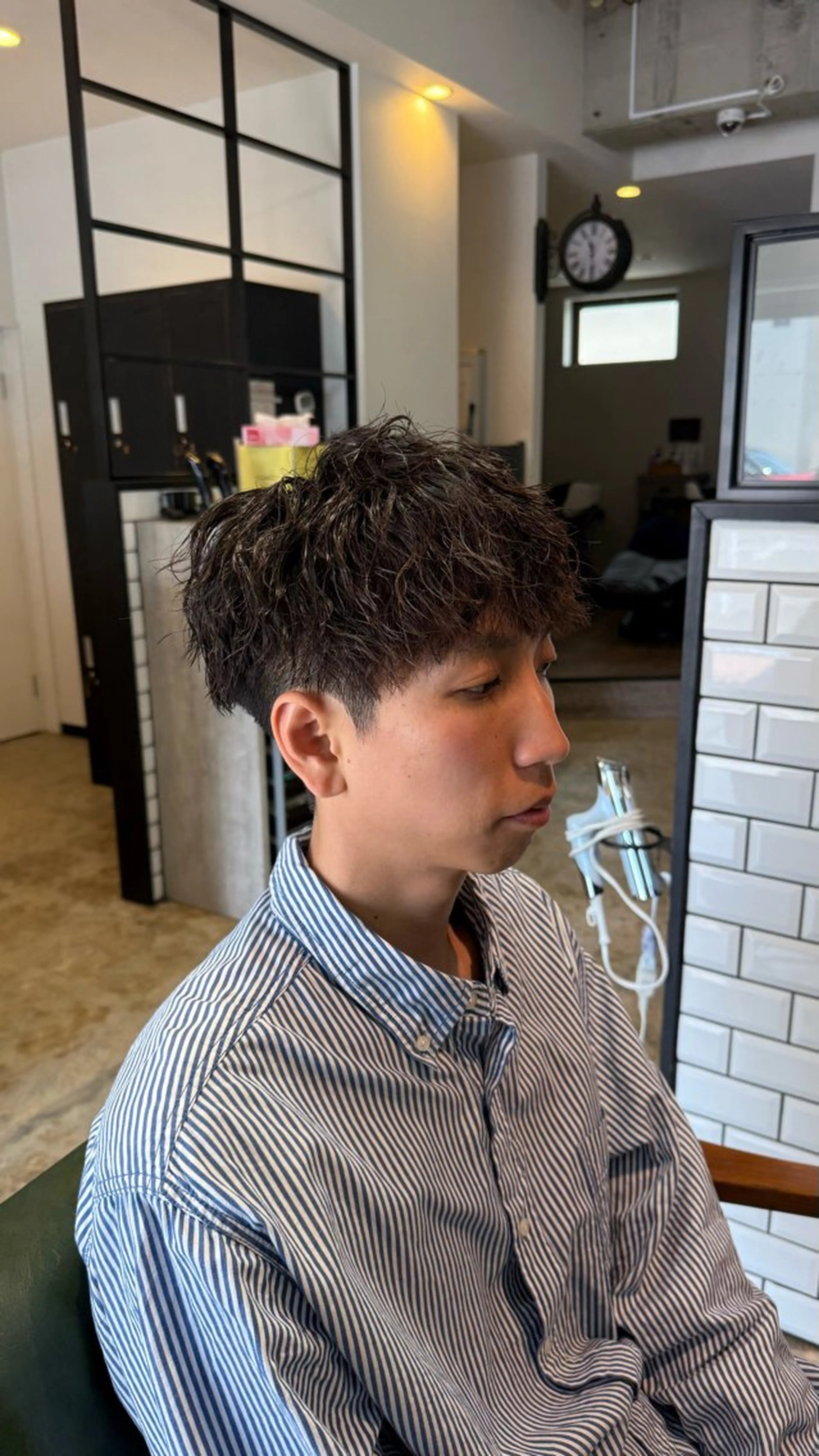 ショート パーマ メンズ カット パーマ SOLEIL 白井 ／メンズ専門のヘアスタイル