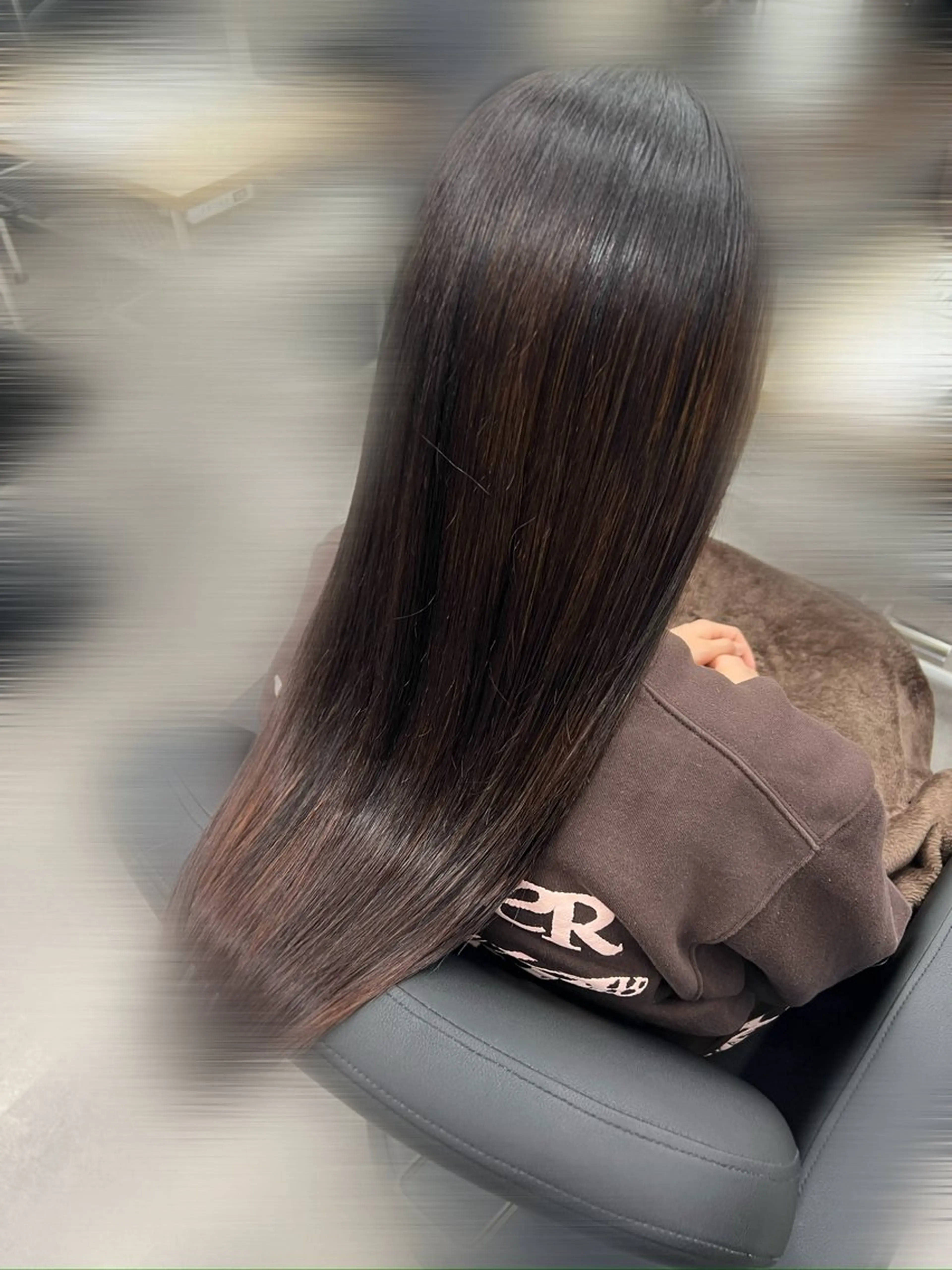 ロング 縮毛矯正 トリートメント 🐶 NARUMI🐶のヘアスタイル