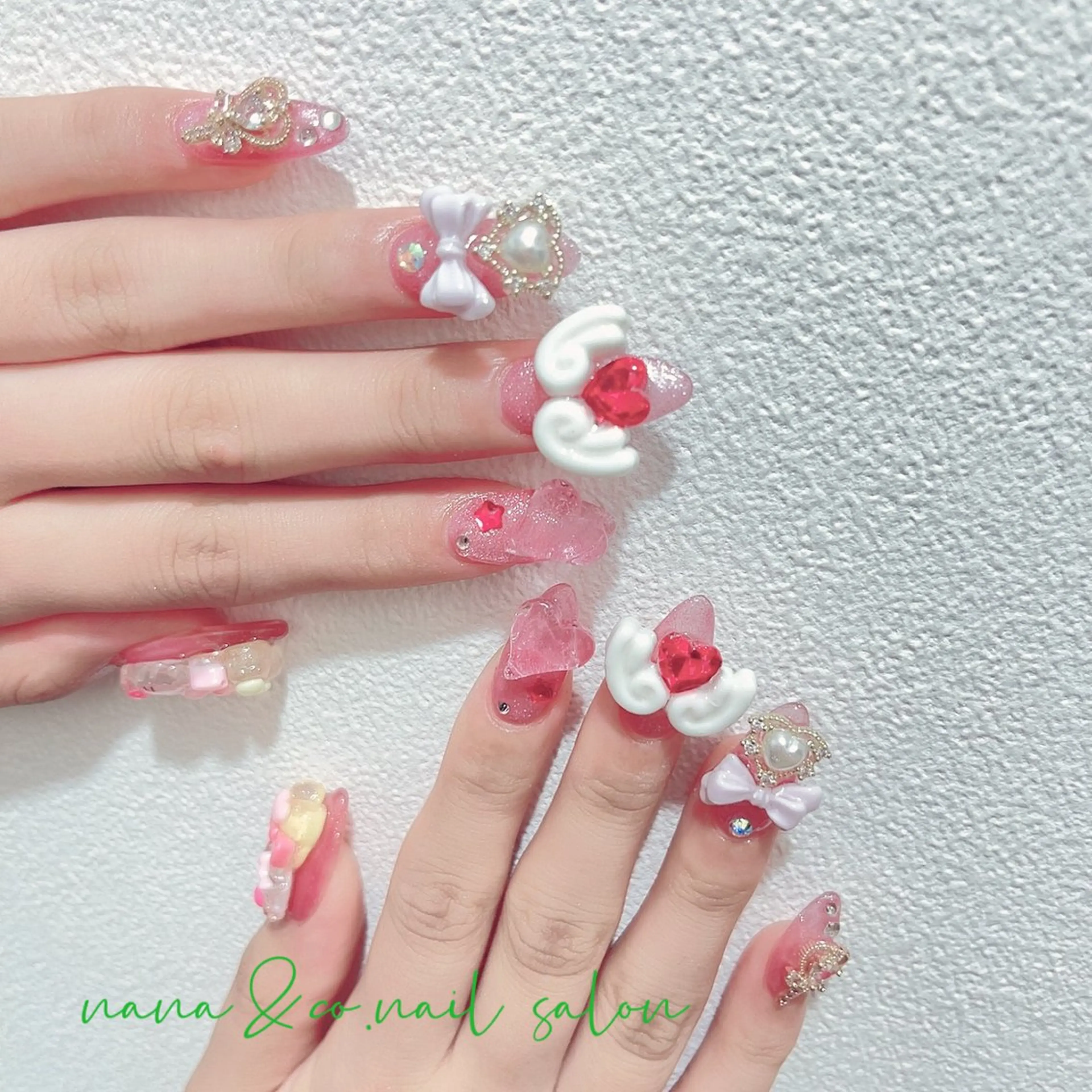 ネイル スカルプネイル NANAKO 🌼のネイルデザイン