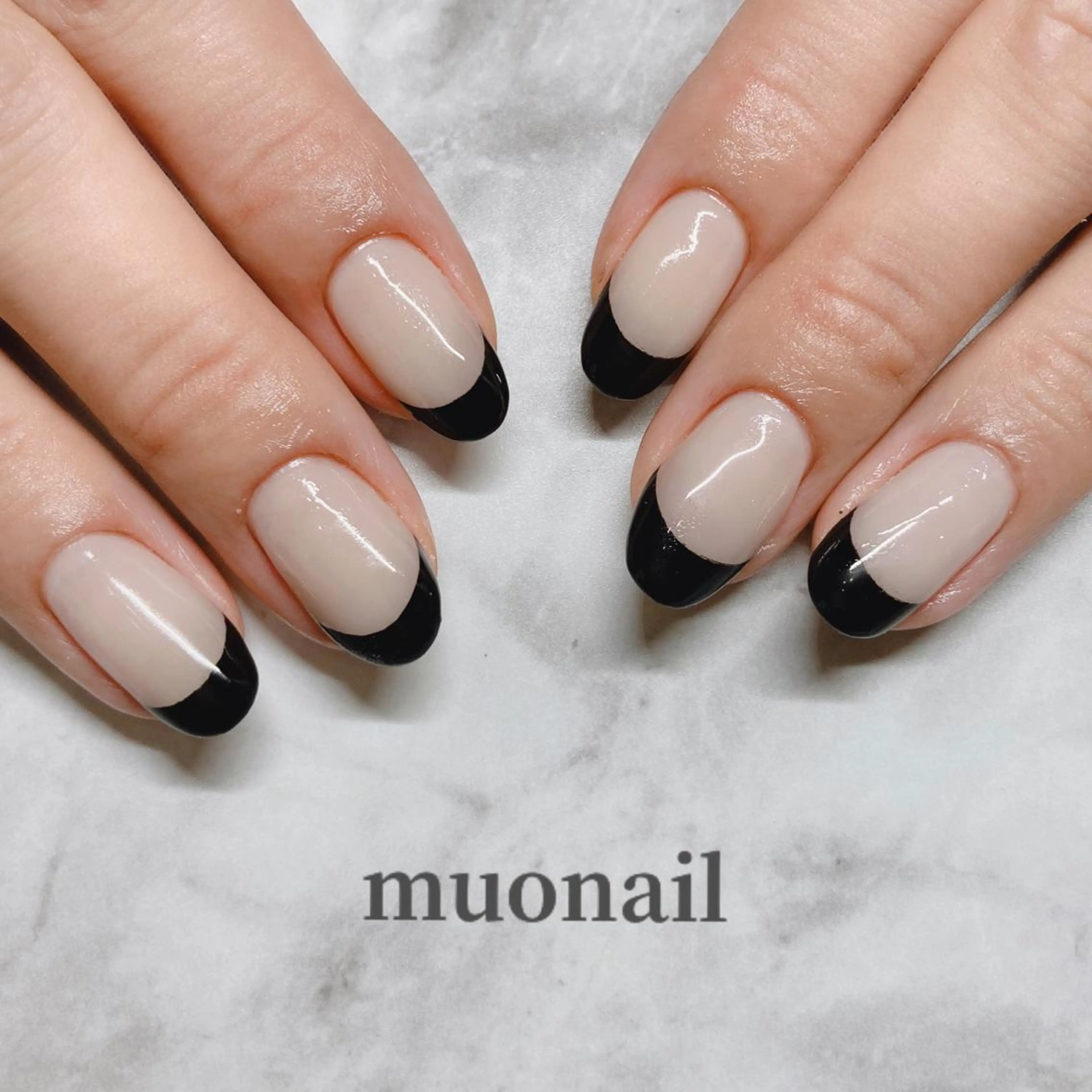 ネイル フレンチネイル Sand by muoのネイルデザイン