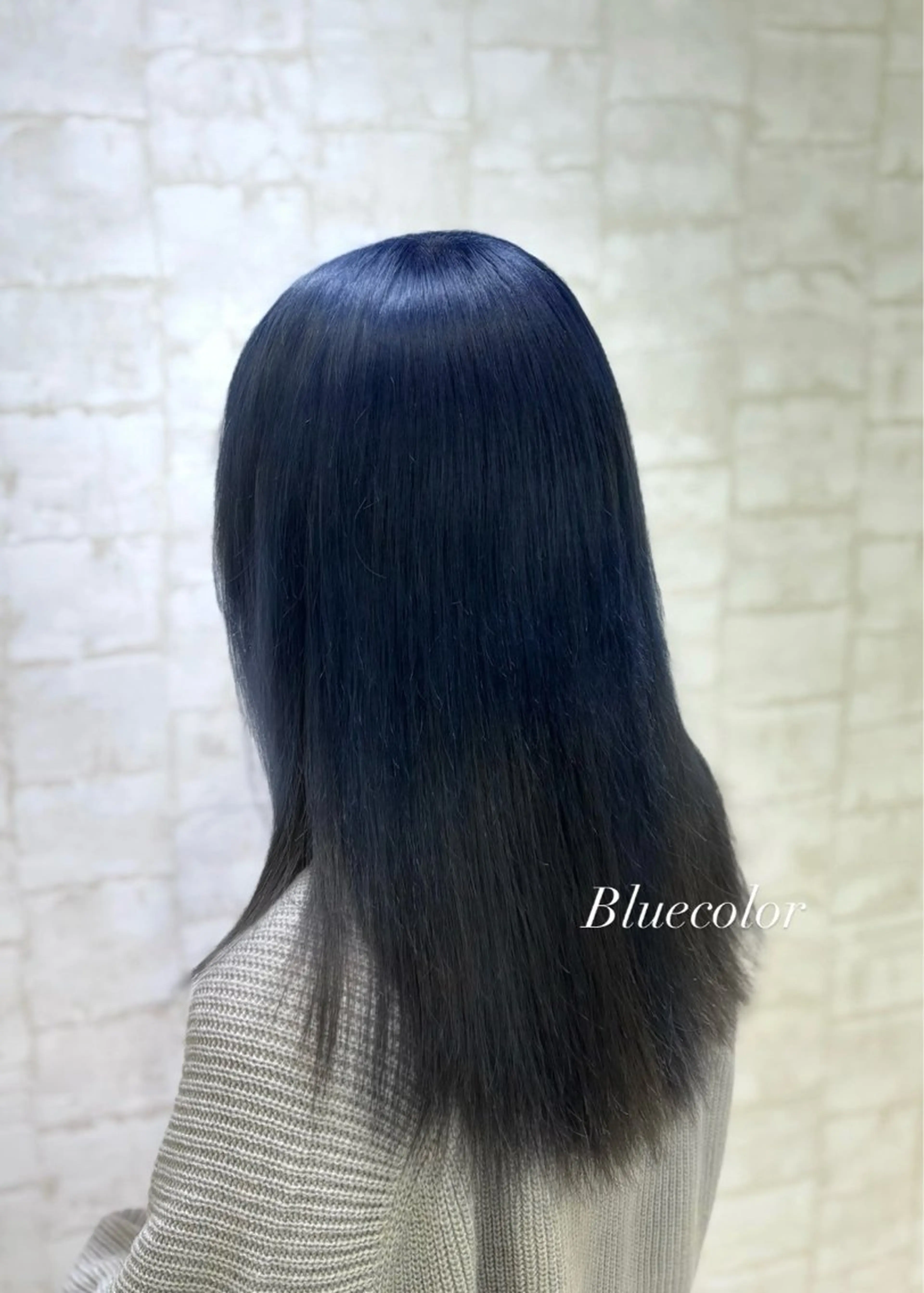 ロング カラー ブリーチ ブルーカラー デザインカラー ダブルカラー シルバー ヘアカラー ダブルカラー💖 / 髪質改善✨/伽音のヘアスタイル