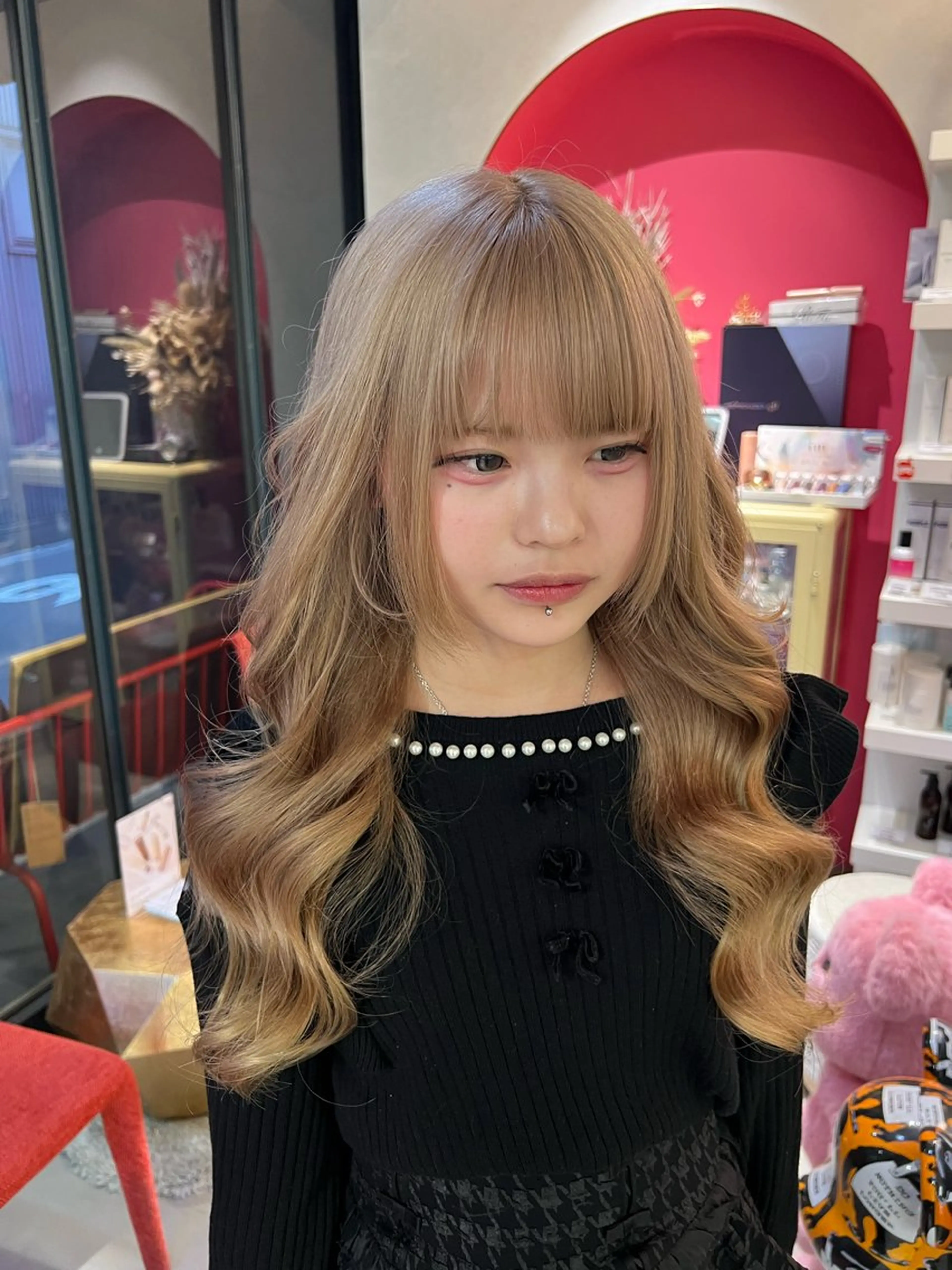 ⭐️【学生さん人気No.1】⭐️ダブルカラー（ケアブリーチ付き）✨＋トリートメント✨の写真