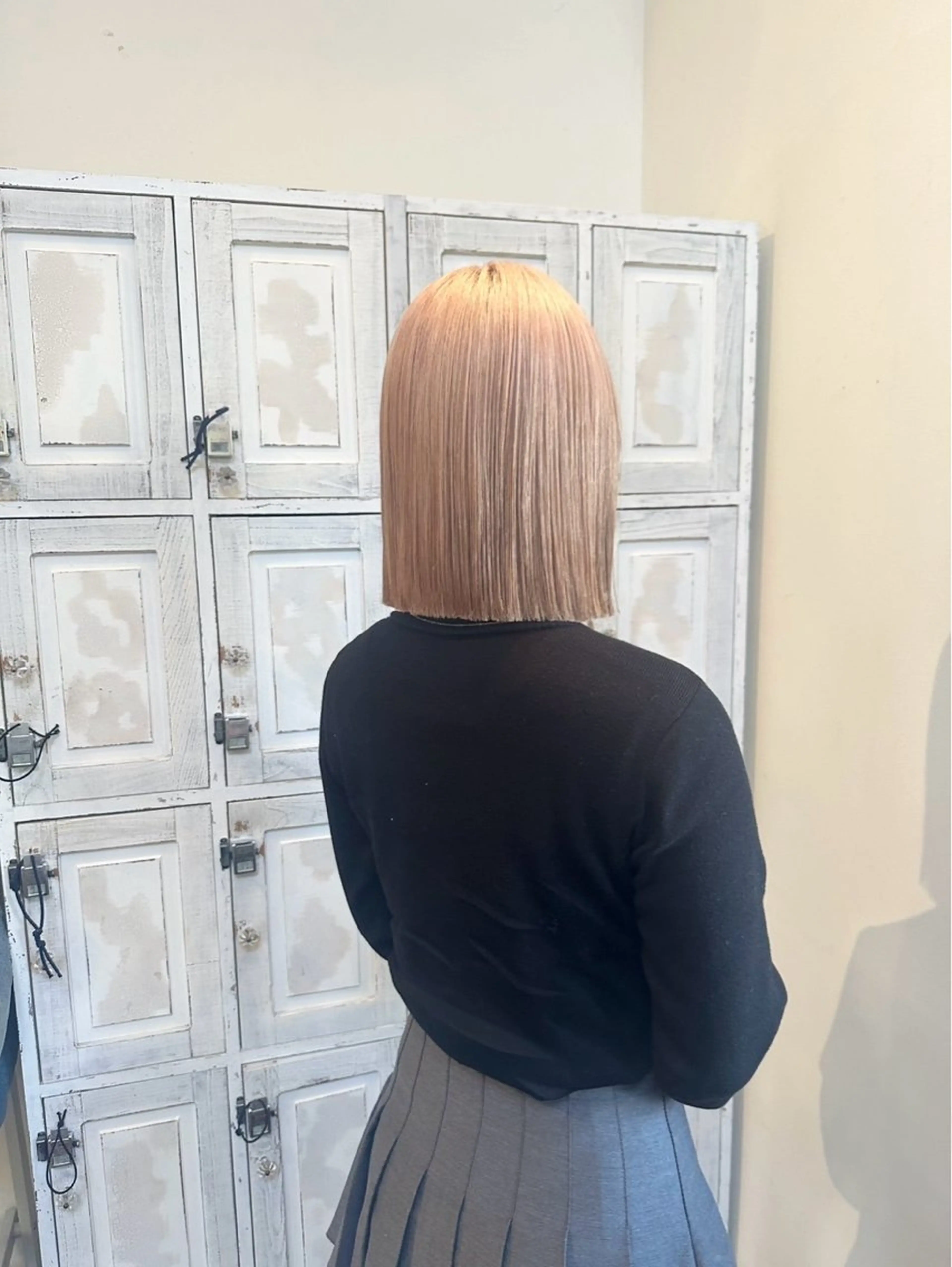 ショート ボブ 中村 潤菜のヘアスタイル