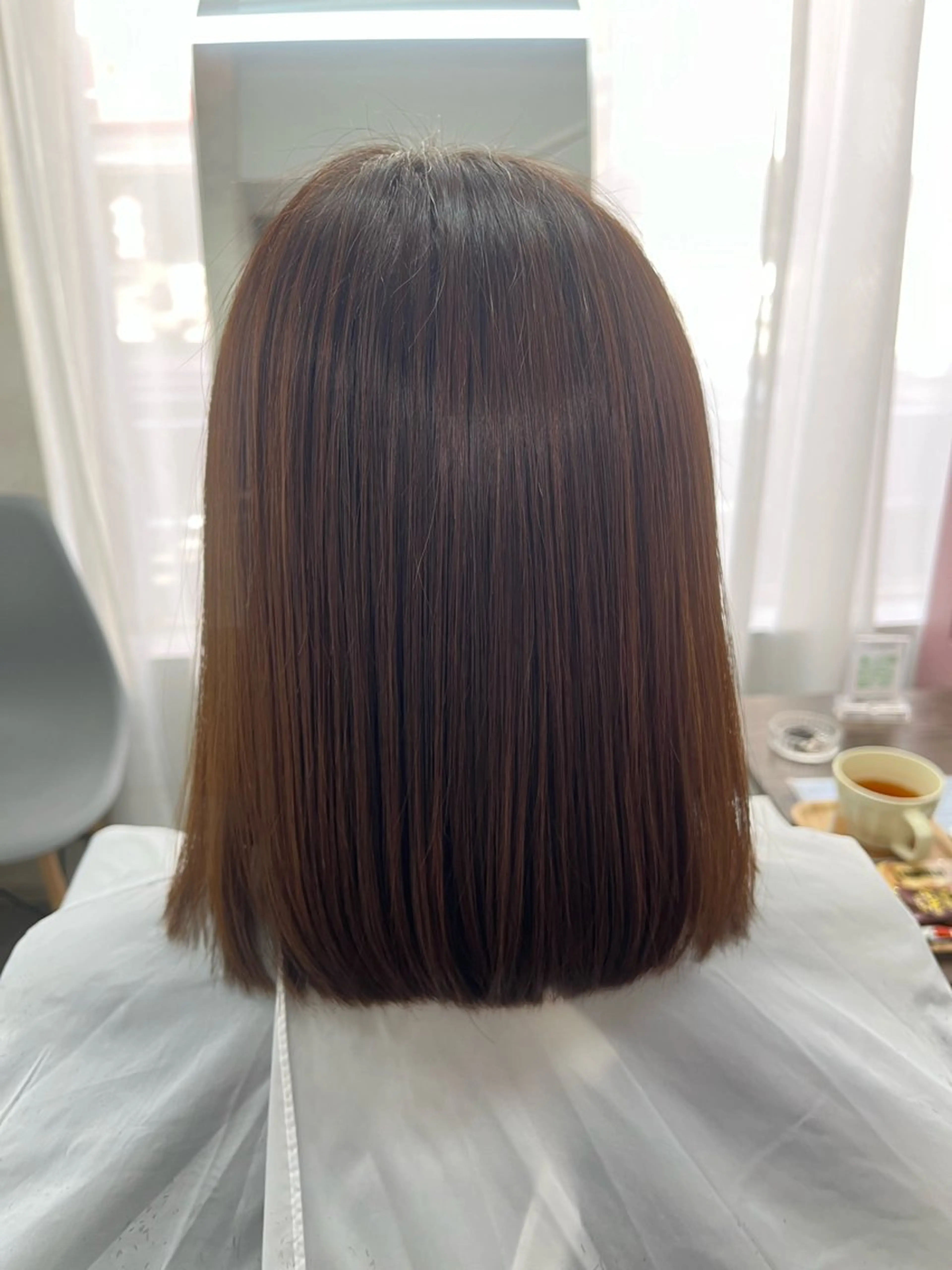 ミディアム カラー Lampsi Yukiのヘアスタイル