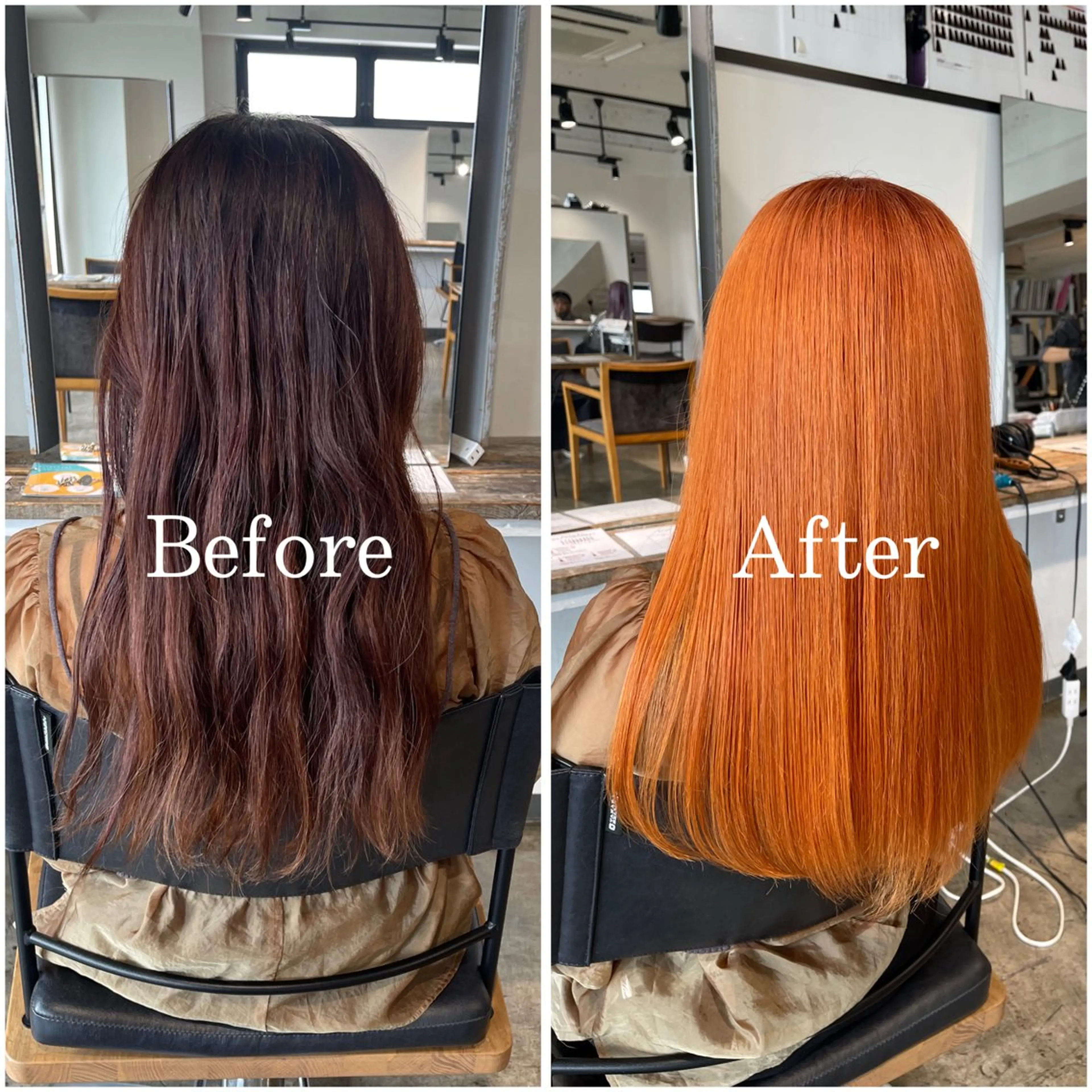 ロング カラー ブリーチ ケアブリーチ デザインカラー 似合わせカット ヘアカラー トリートメント ヘッドスパ ムラ修正/ ハイトーン💖Riaのヘアスタイル