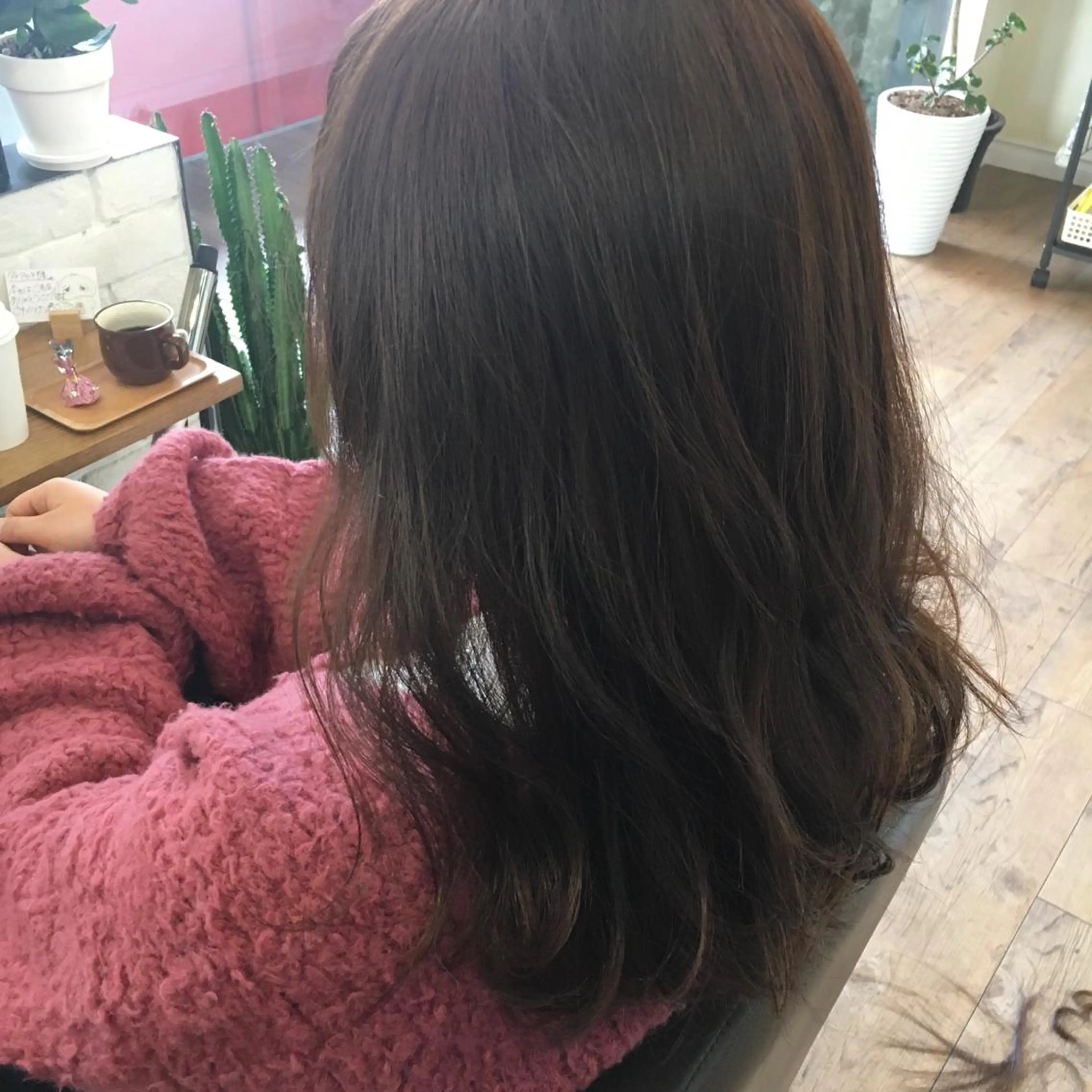 セミロング カラー アディクシーカラー 上川 美幸のヘアスタイル