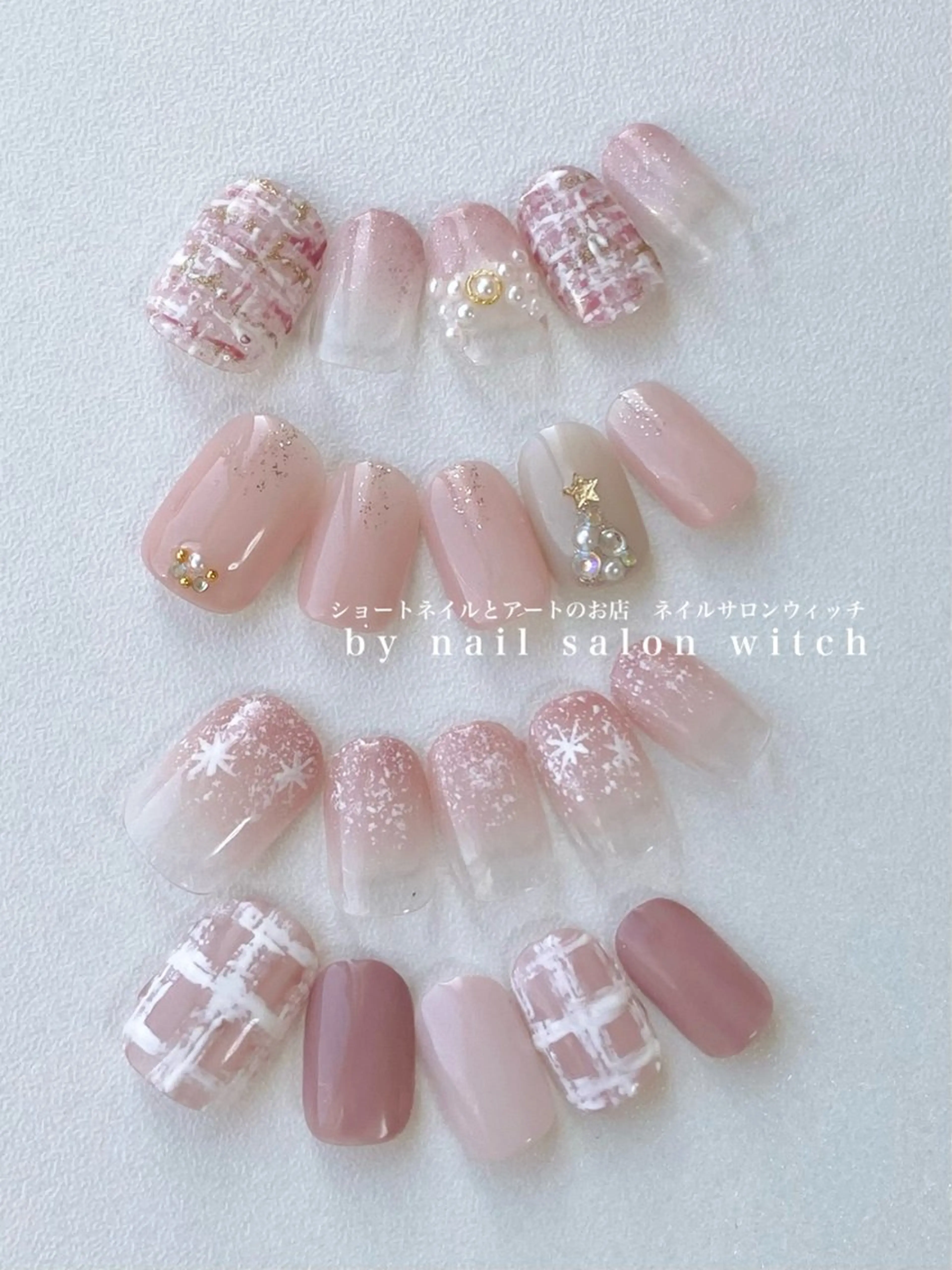 ネイル アートネイル ジェルネイル ショートネイル ショートネイル専門店　nail salon witch所属・縮 彩理のネイルデザイン