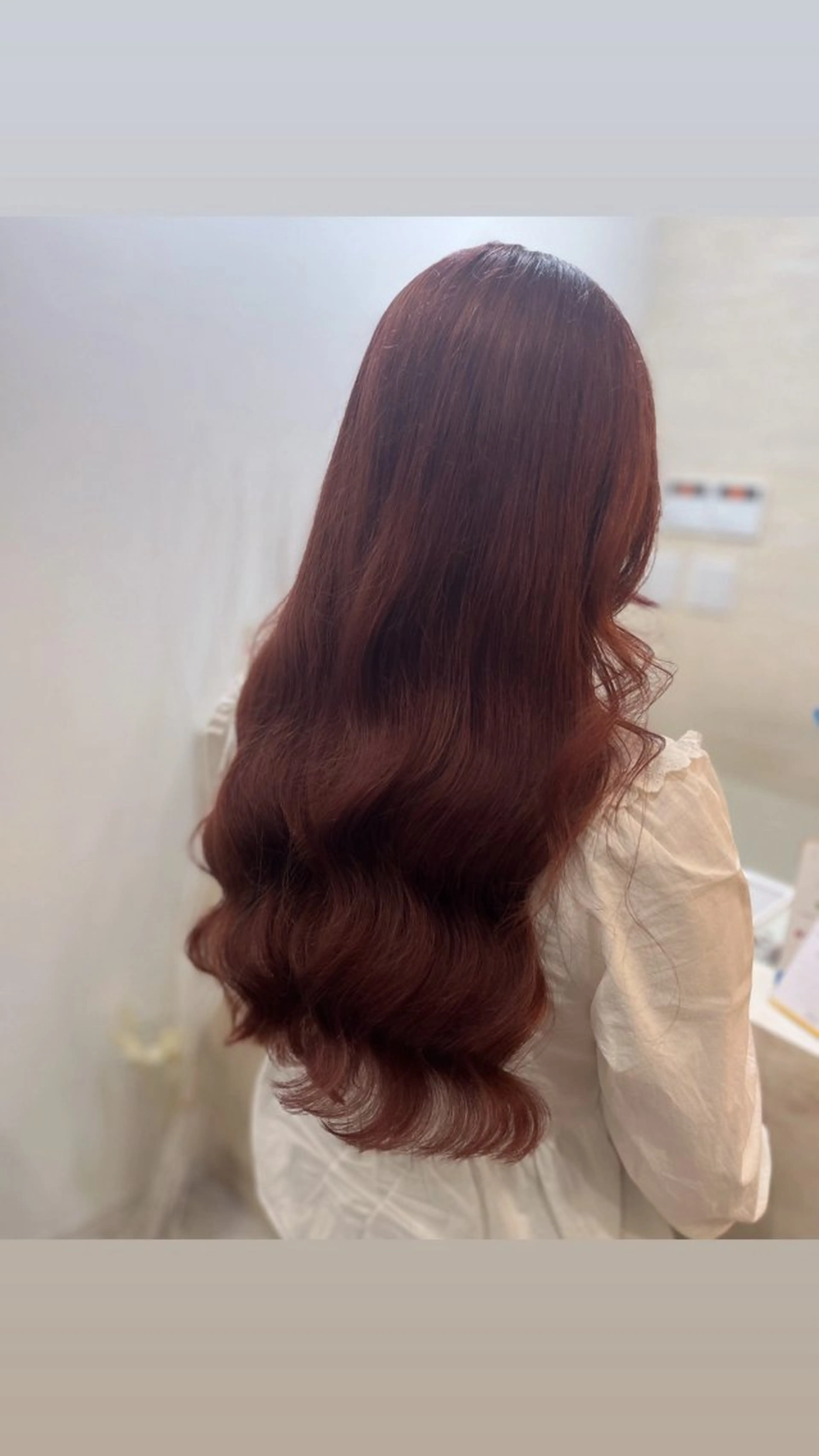 ロング カラー ヘアアレンジ ヘアカラー ASAHI Lovisのヘアスタイル