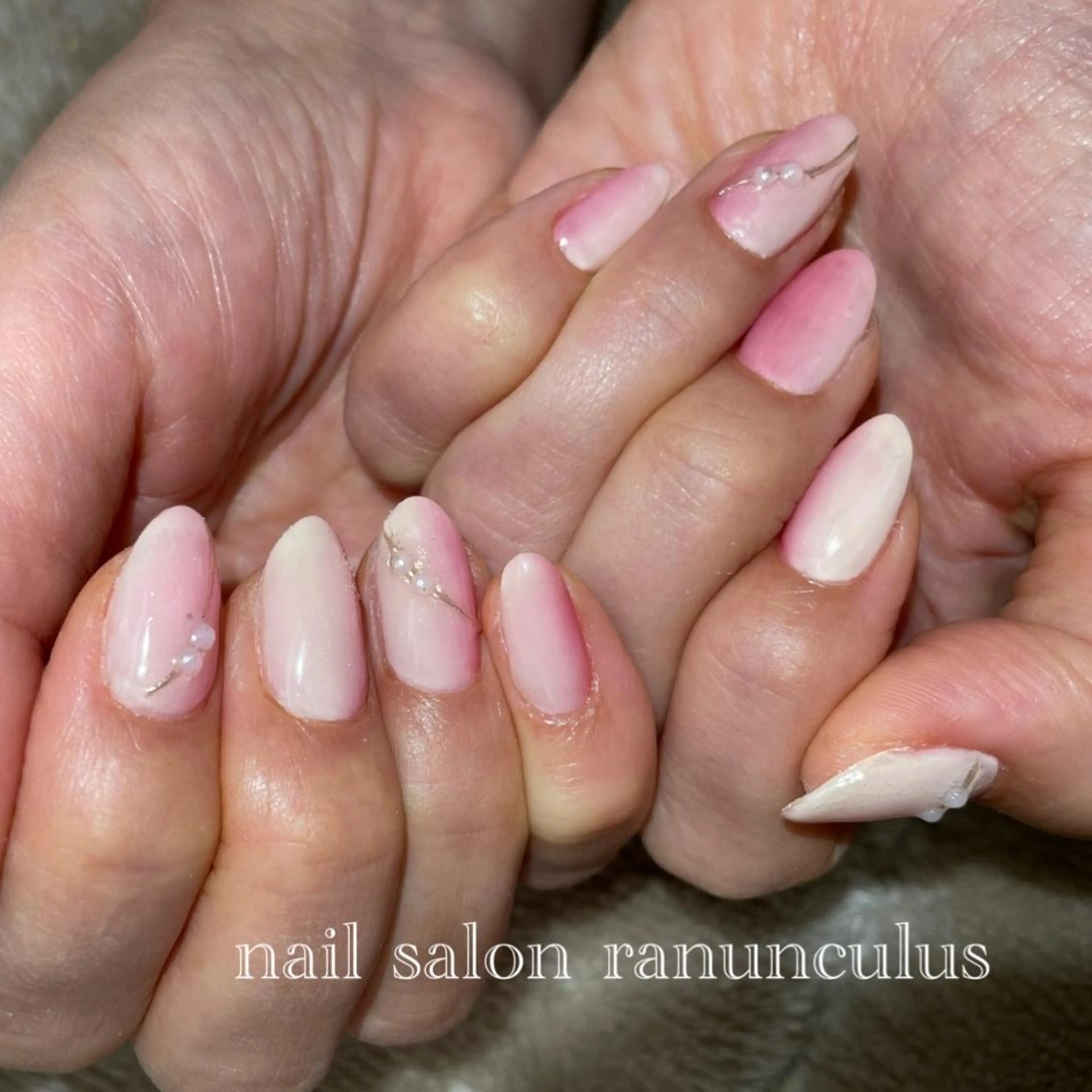 ネイル ハンドネイル nailsalon ranunculusのネイルデザイン